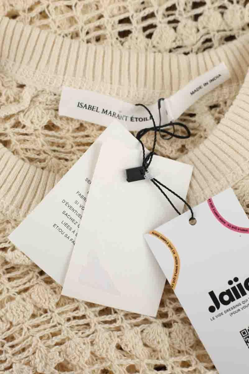 Cotton pullover ISABEL MARANT ÉTOILE - SECONDE MAIN Beige