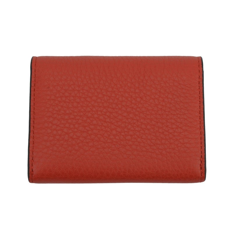 Porte-monnaie - cuir de veau POURCHET Rouge