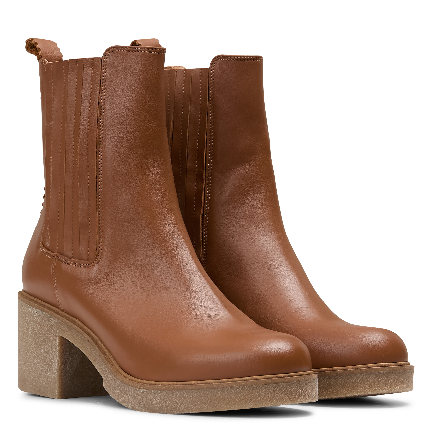 Bottines en cuir MELLOW YELLOW Marron