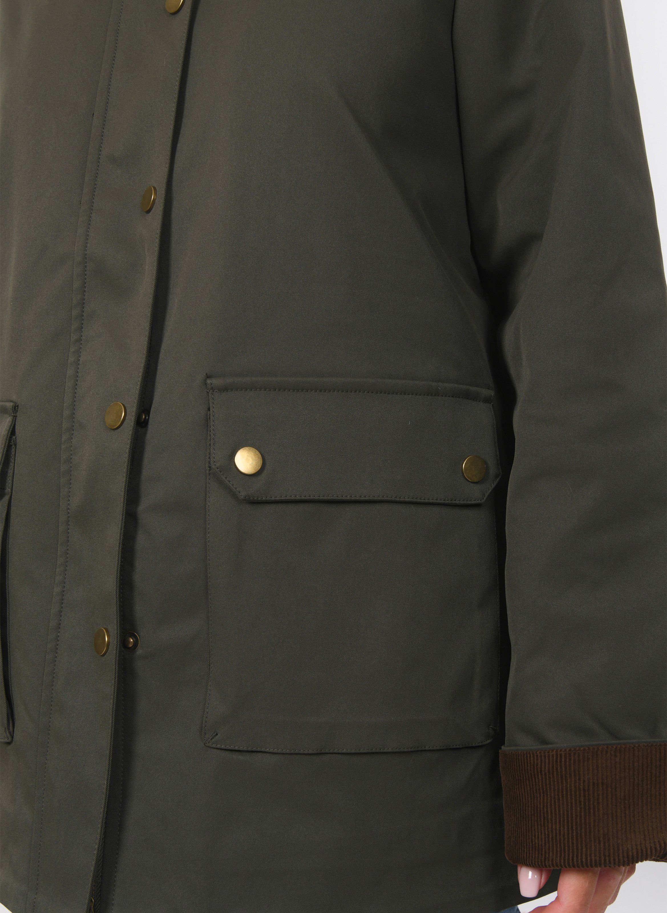 Blouson droit col classique KOOKAI Kaki