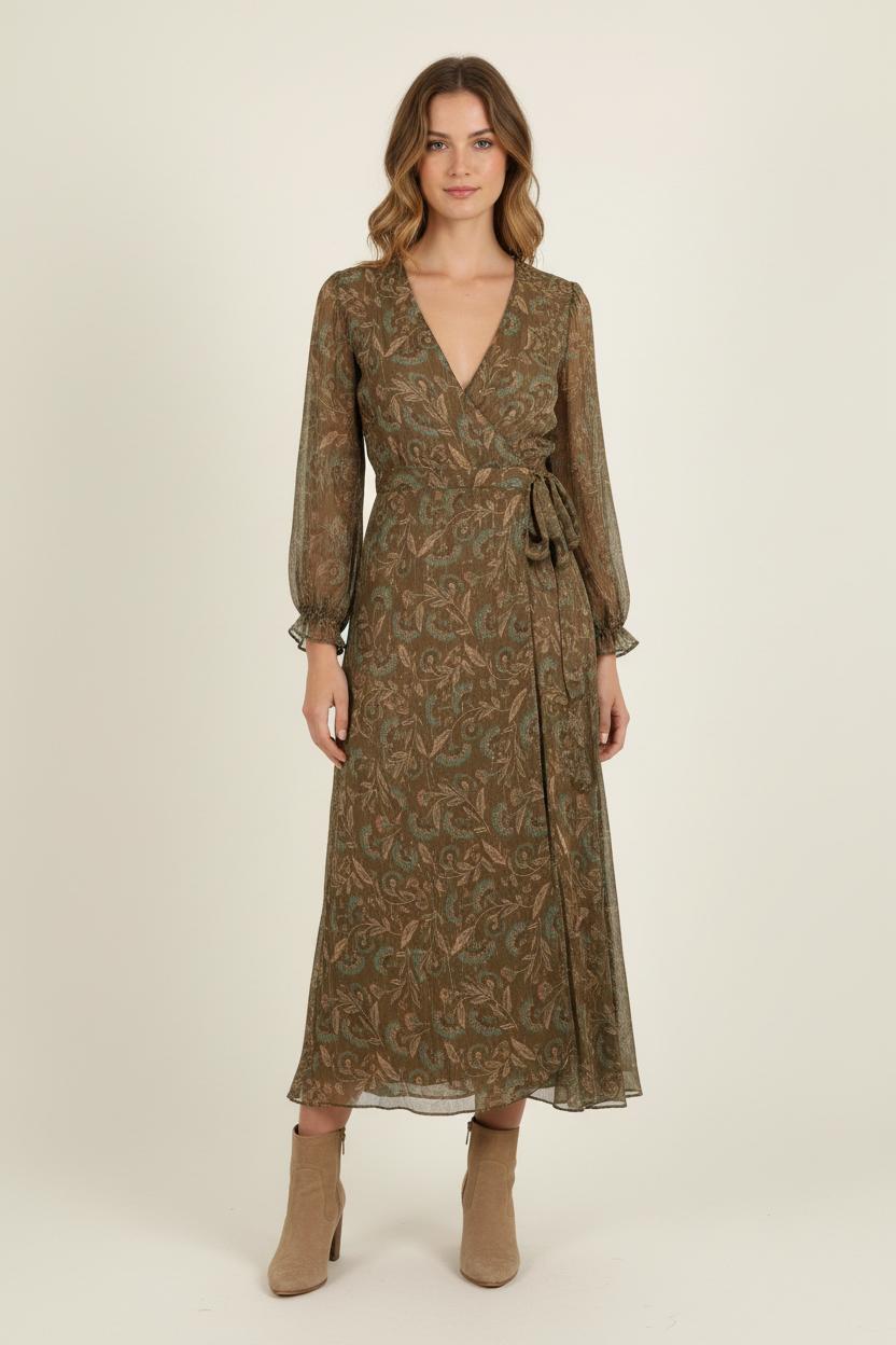 Long dress LOUISE MISHA - Seconde Main Brown
