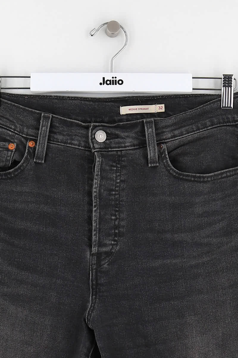 - Straight-leg jeans
- 5 pockets
- Straight cut
- Faded effect LEVI'S - Seconde main Black