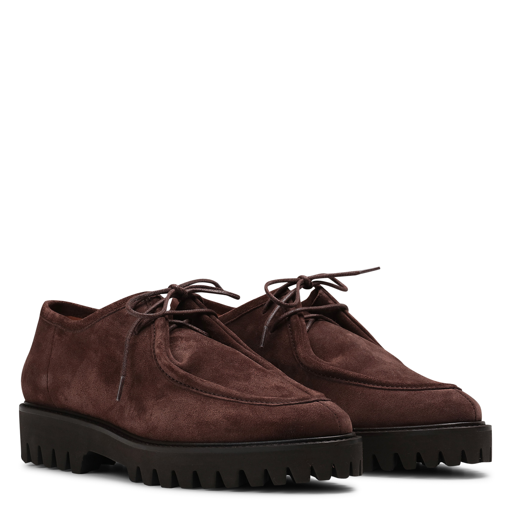 Derbies en cuir RIVECOUR Marron