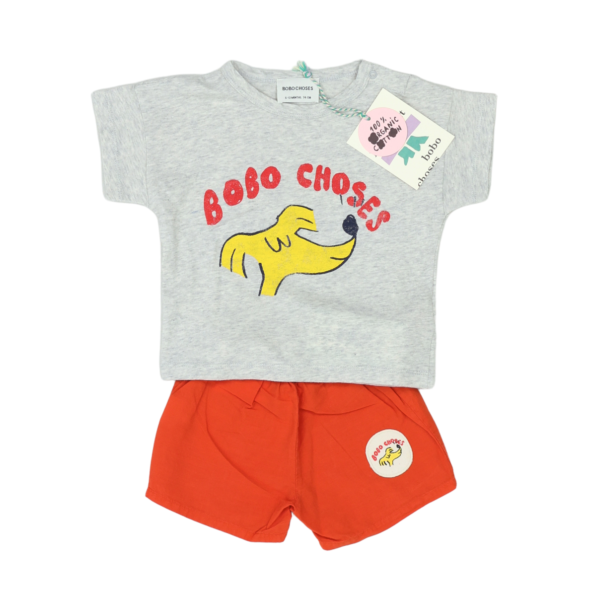 Grey Baby Set - 6 months BOBO CHOSES - Seconde Main Grey