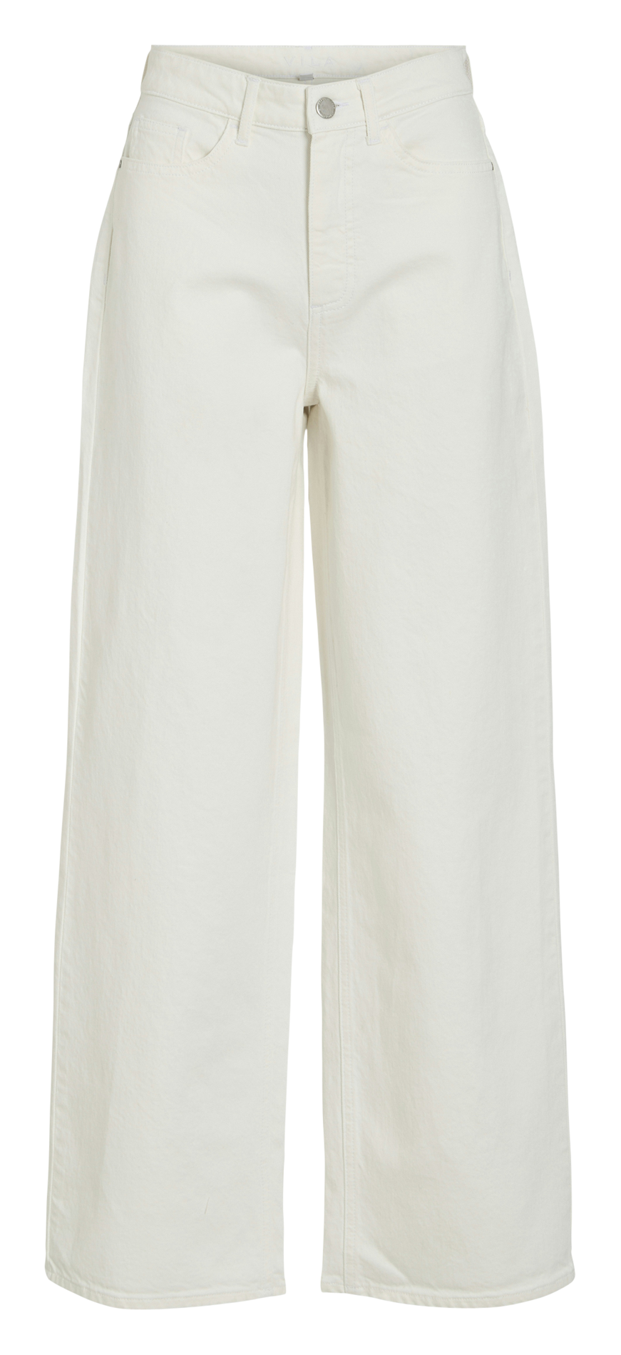 Jean droit en coton mélangé  VILA Beige