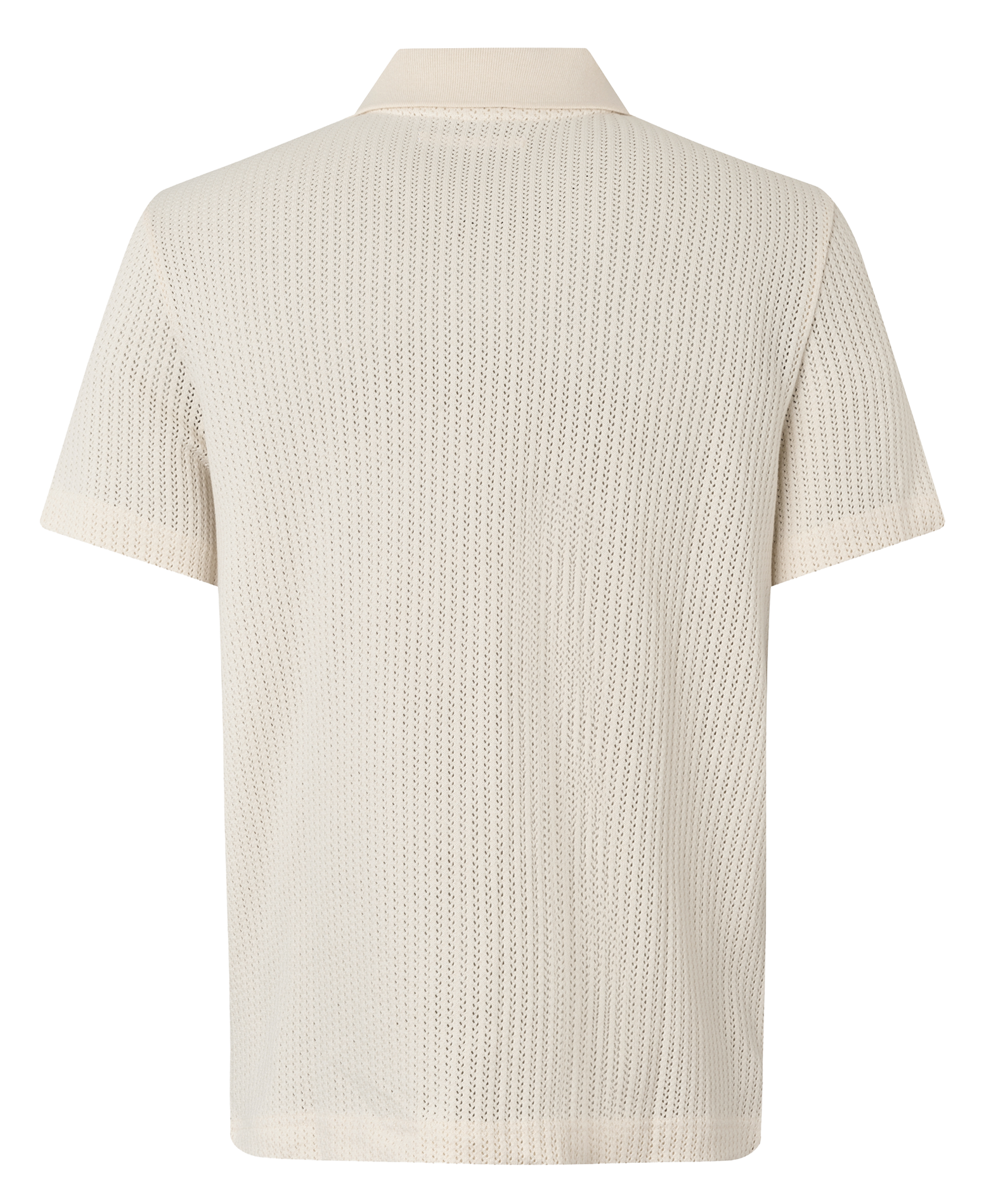 Straight organic cotton polo shirt SAMSOE SAMSOE White