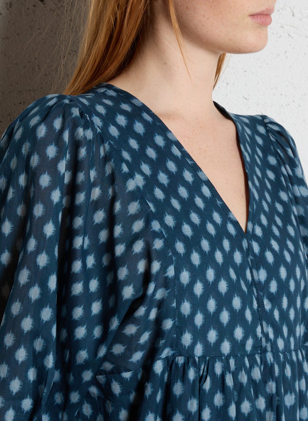 Short cotton dress SUD EXPRESS Blue