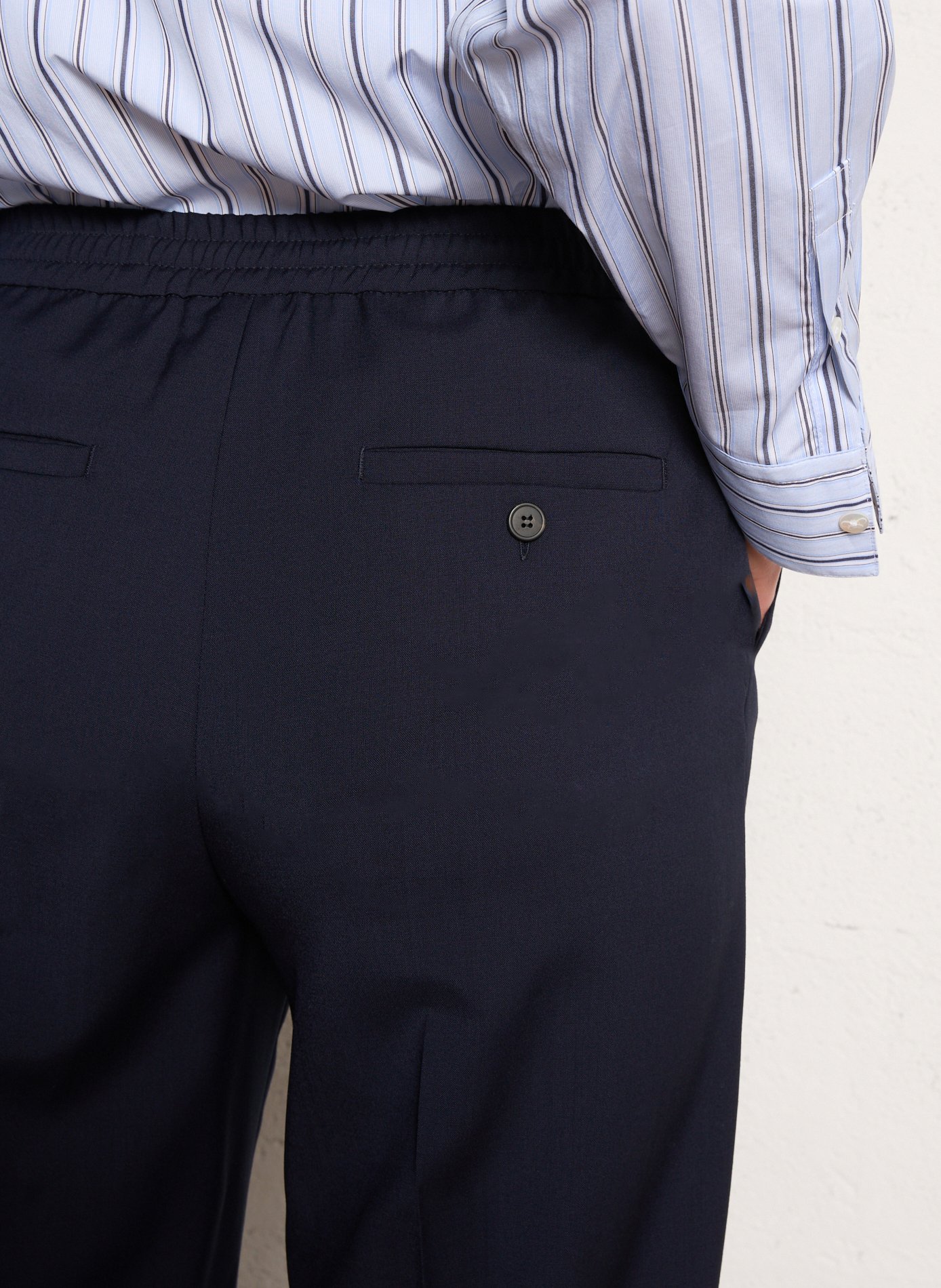 Wide woollen trousers MAX MARA WEEK END Blue