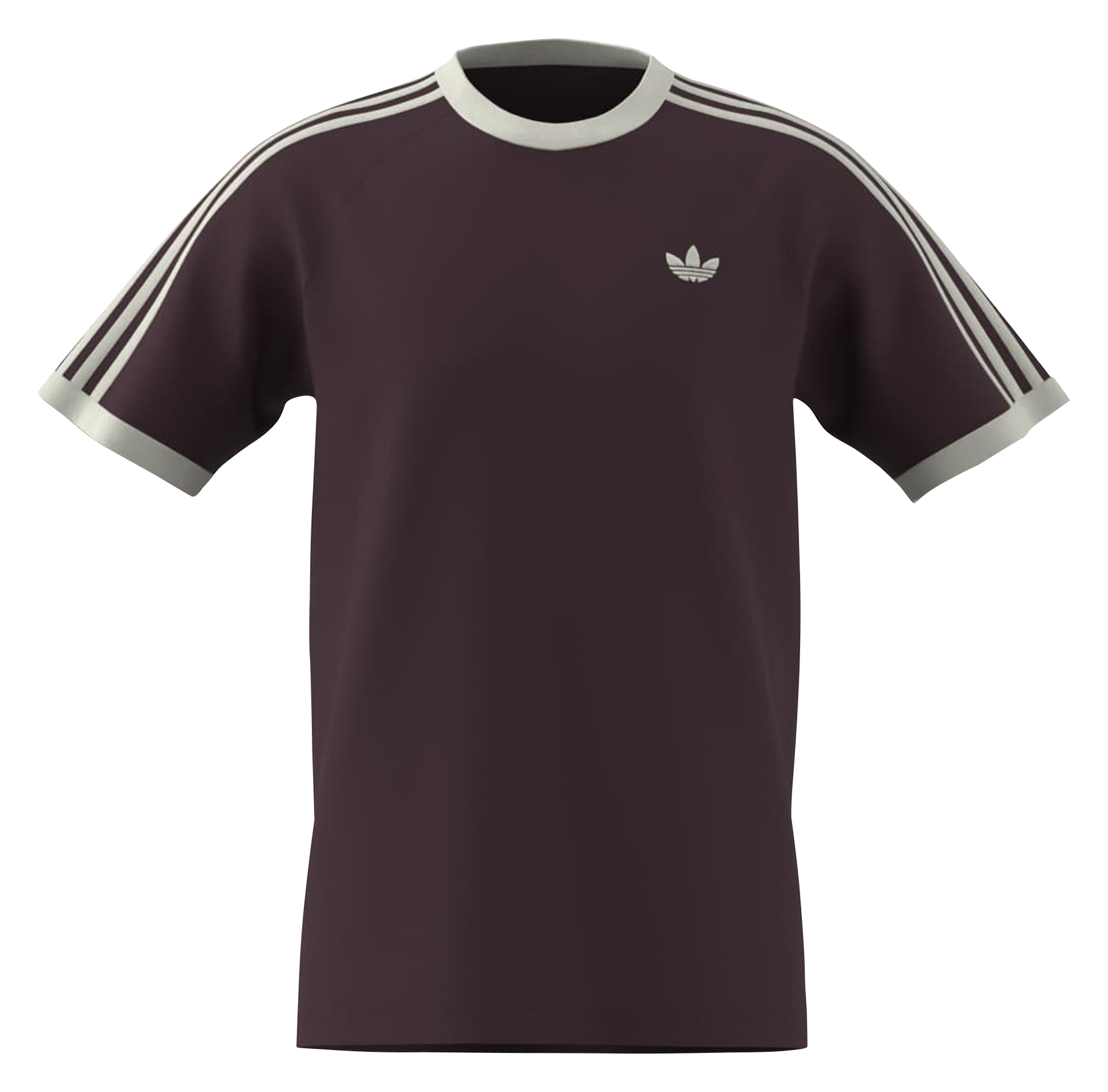 Tee-shirt droit en coton ADIDAS Rouge