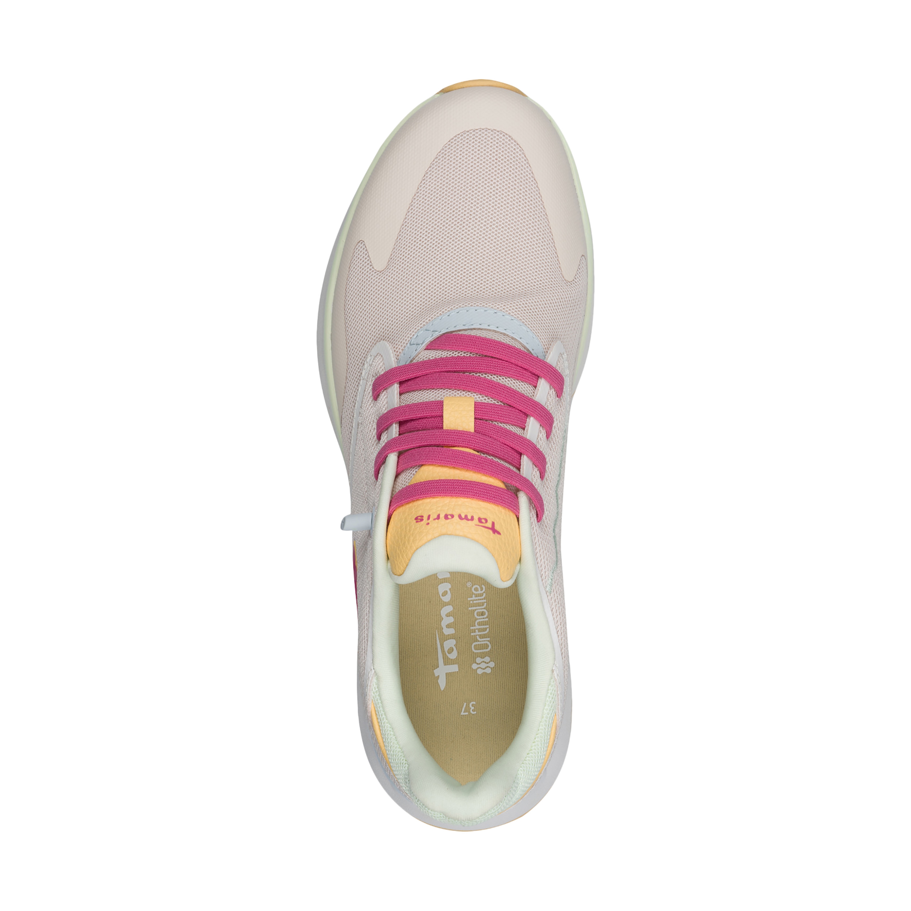 Basket basse à lacets TAMARIS Beige