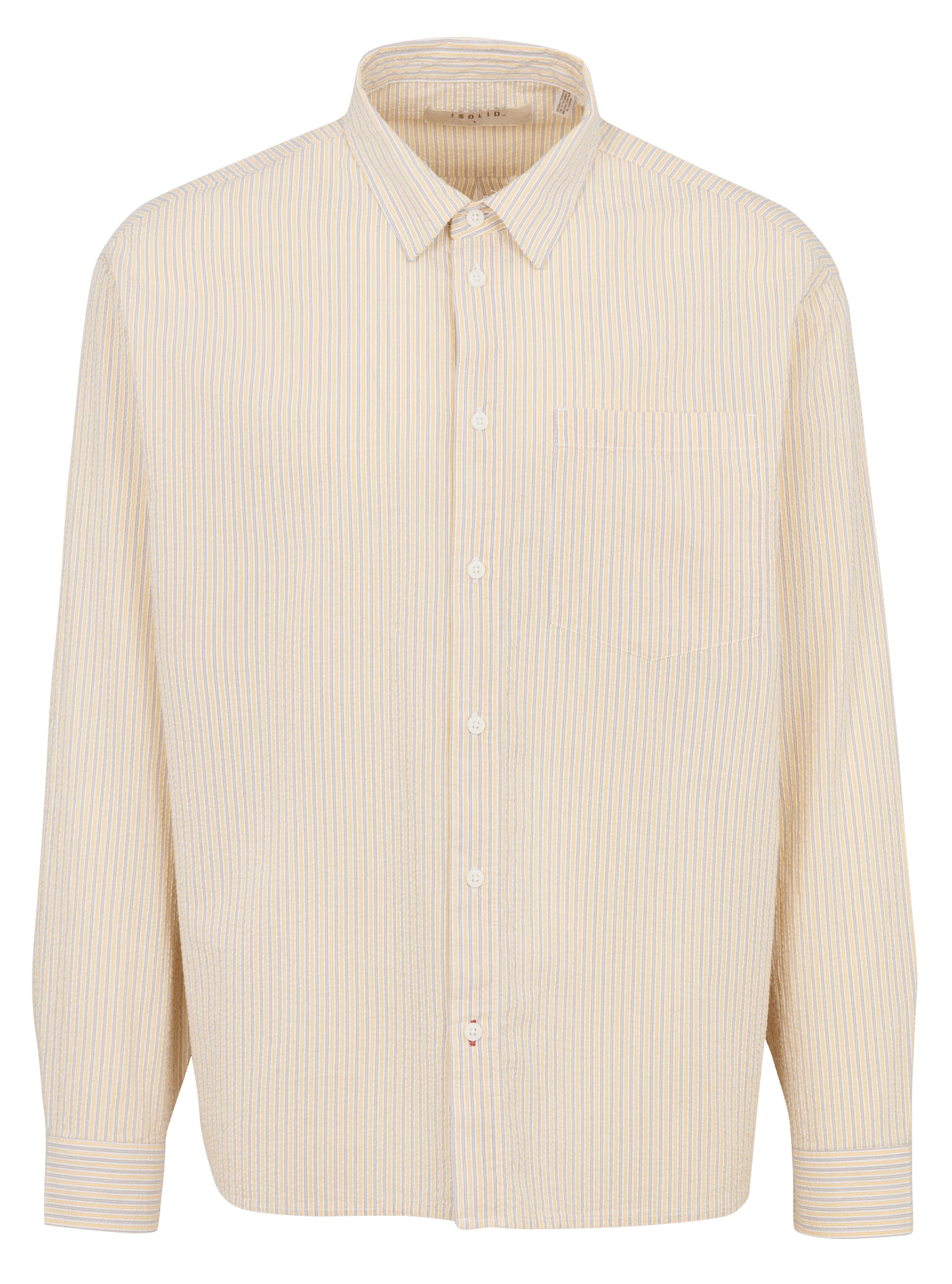 Camisa con cuello clásico SOLID Amarillo