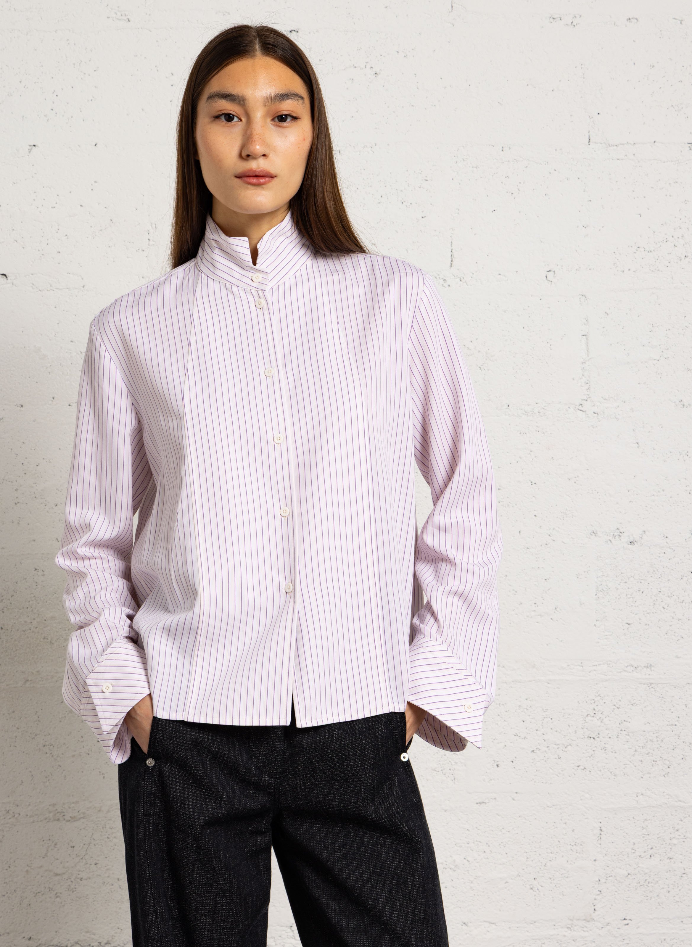 Baumwoll-Bluse MARGAUX LONNBERG Mehrfarbig