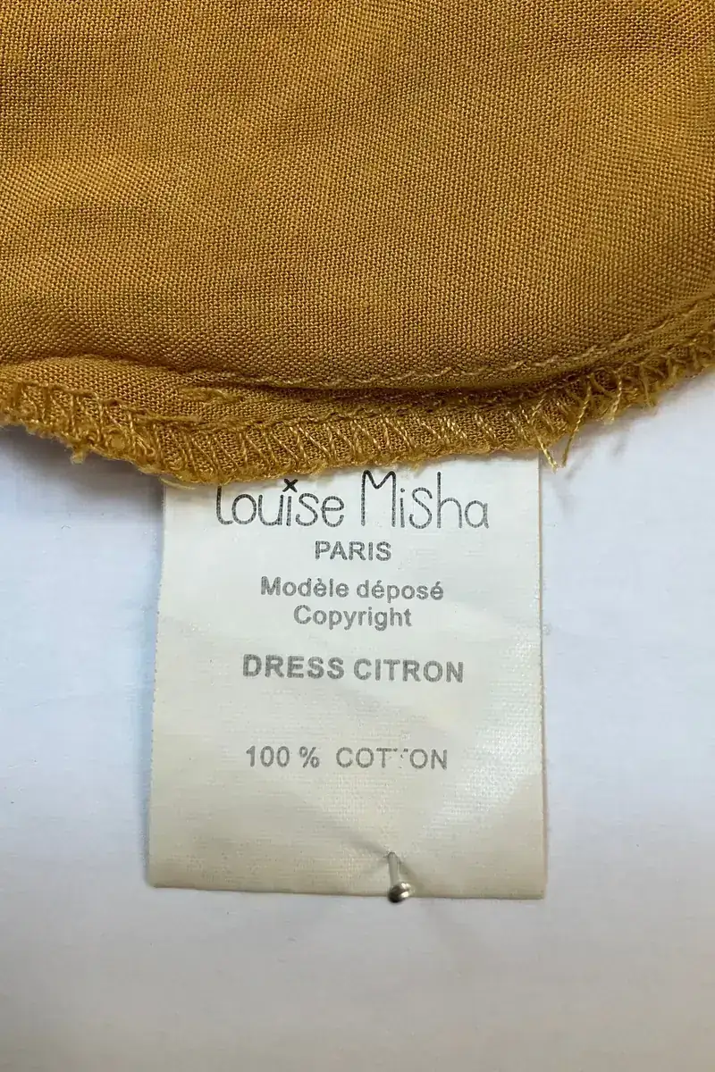 Dress LOUISE MISHA - Seconde Main Yellow