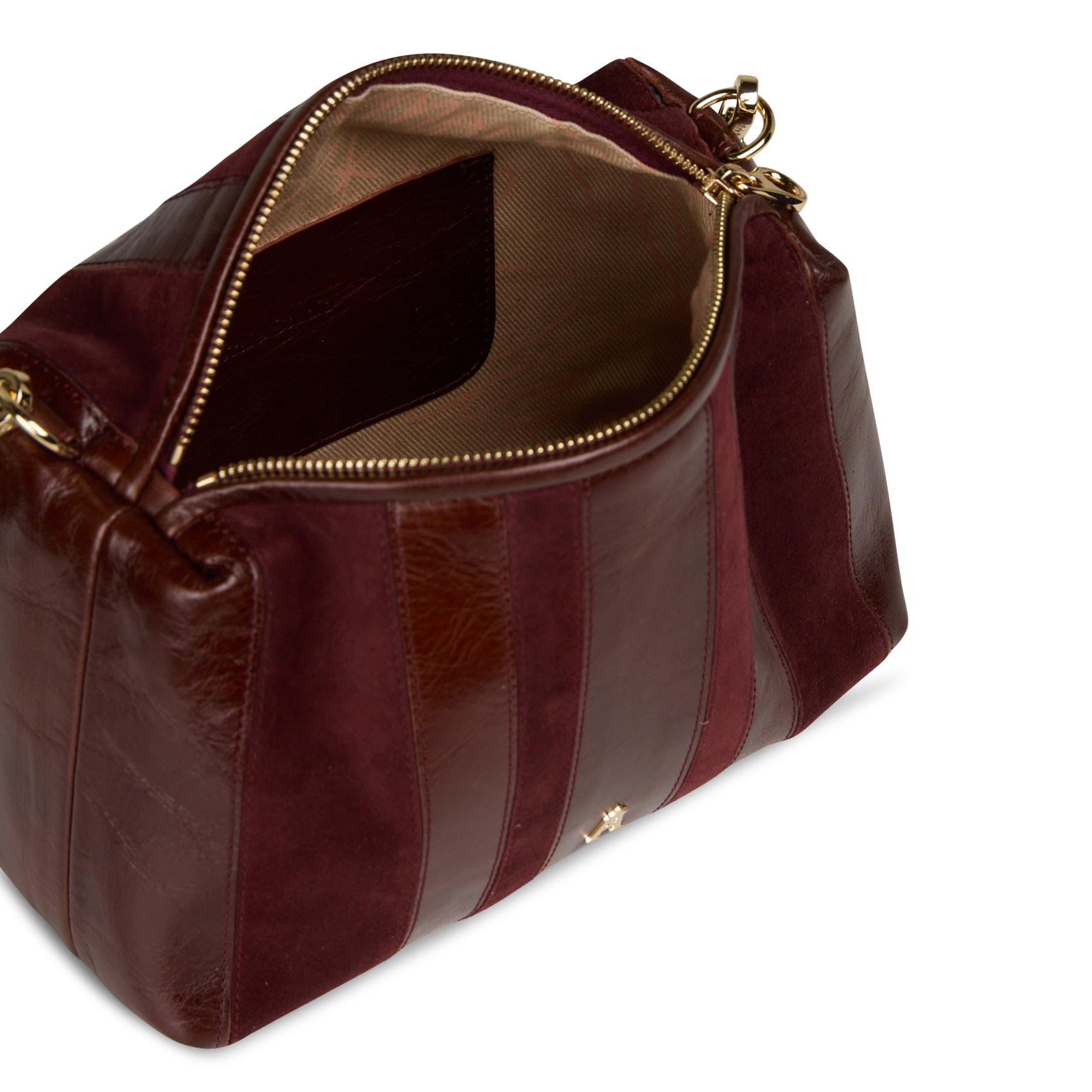 Leren schoudertas CRAIE STUDIO Rood