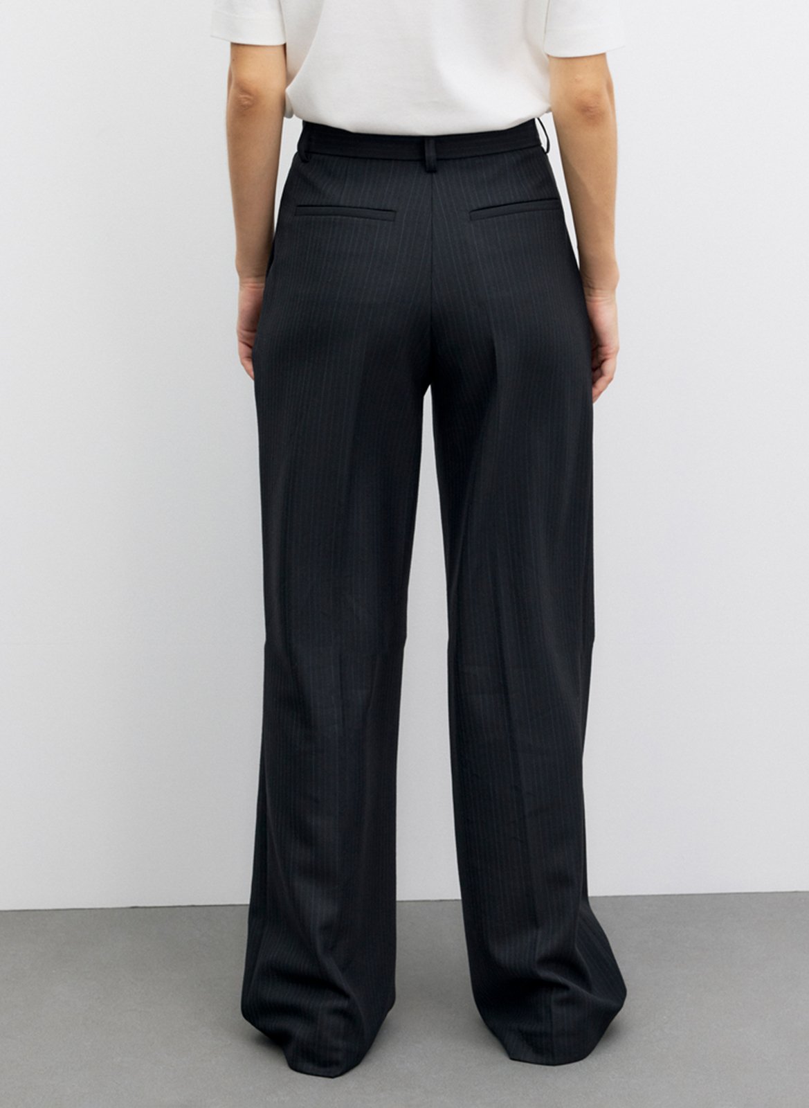 Weite Streifenhose GERARD DAREL Schwarz