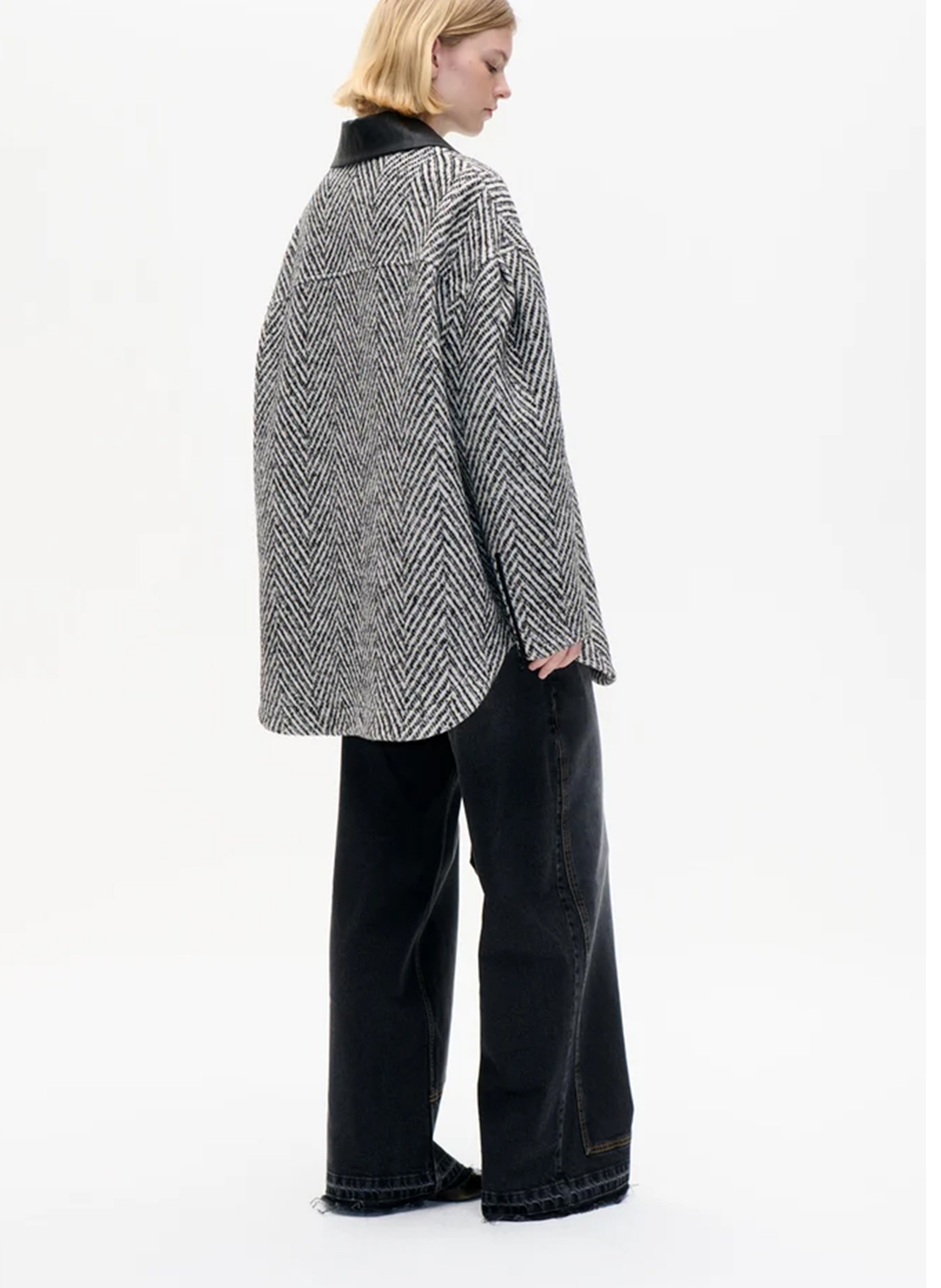 Printed wool blend coat BAUM UND PFERDGARTEN Multicolored