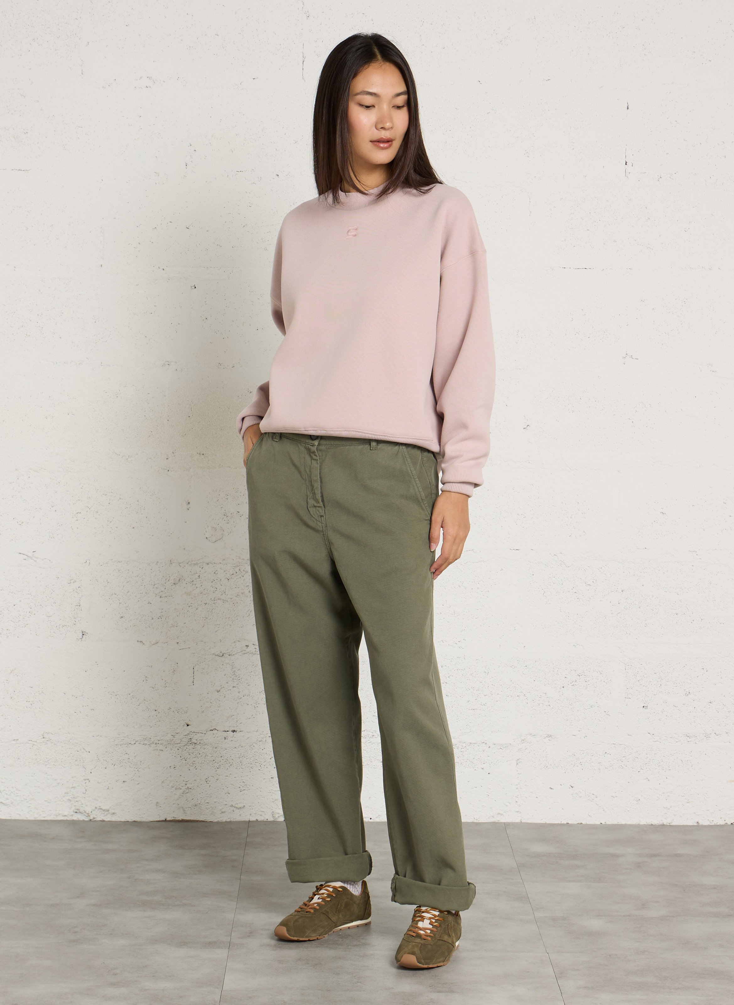 Wide-leg pants BELLEROSE Khaki