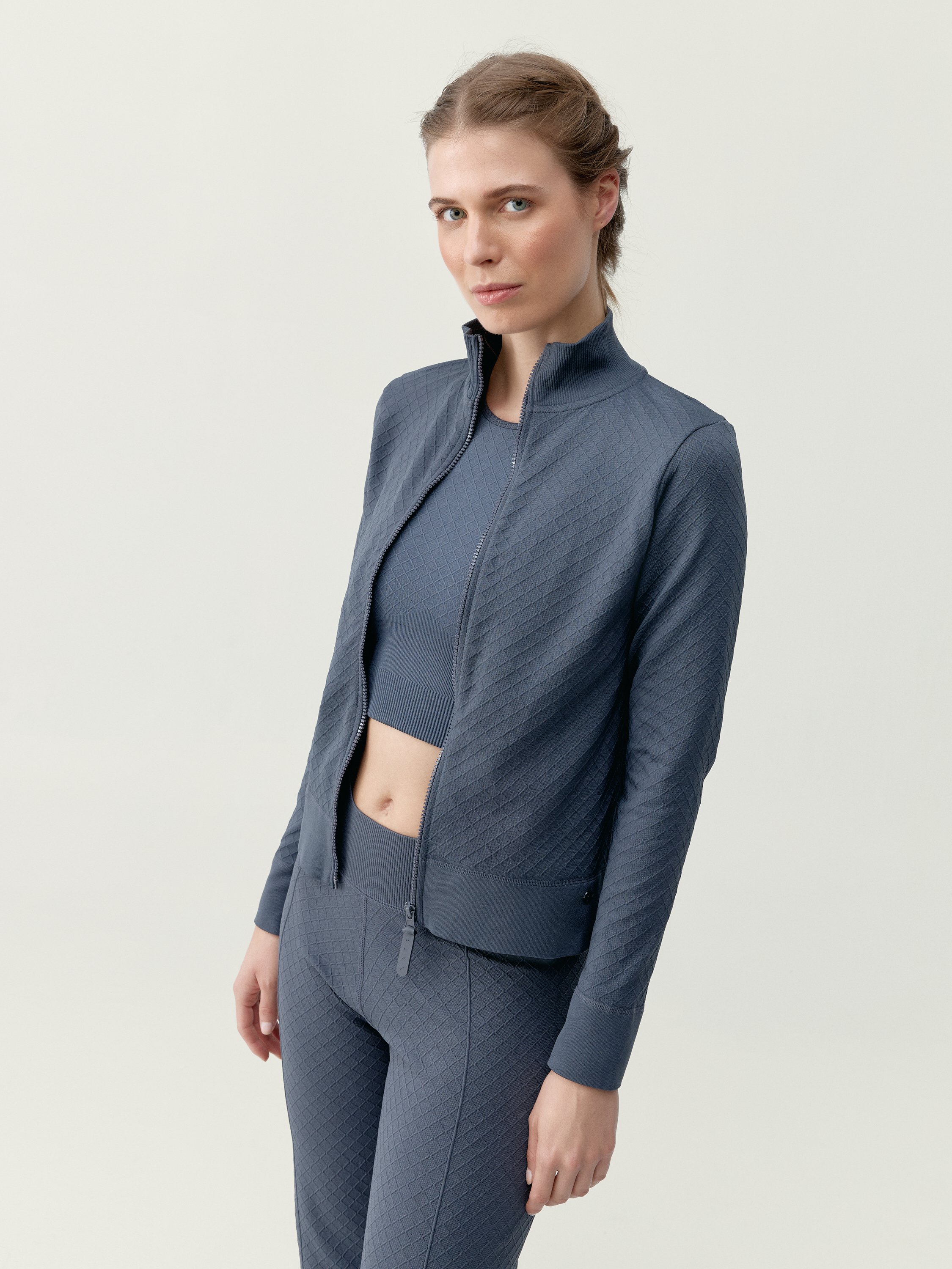 Women's sport jacket with a shaping effect BORN Blue