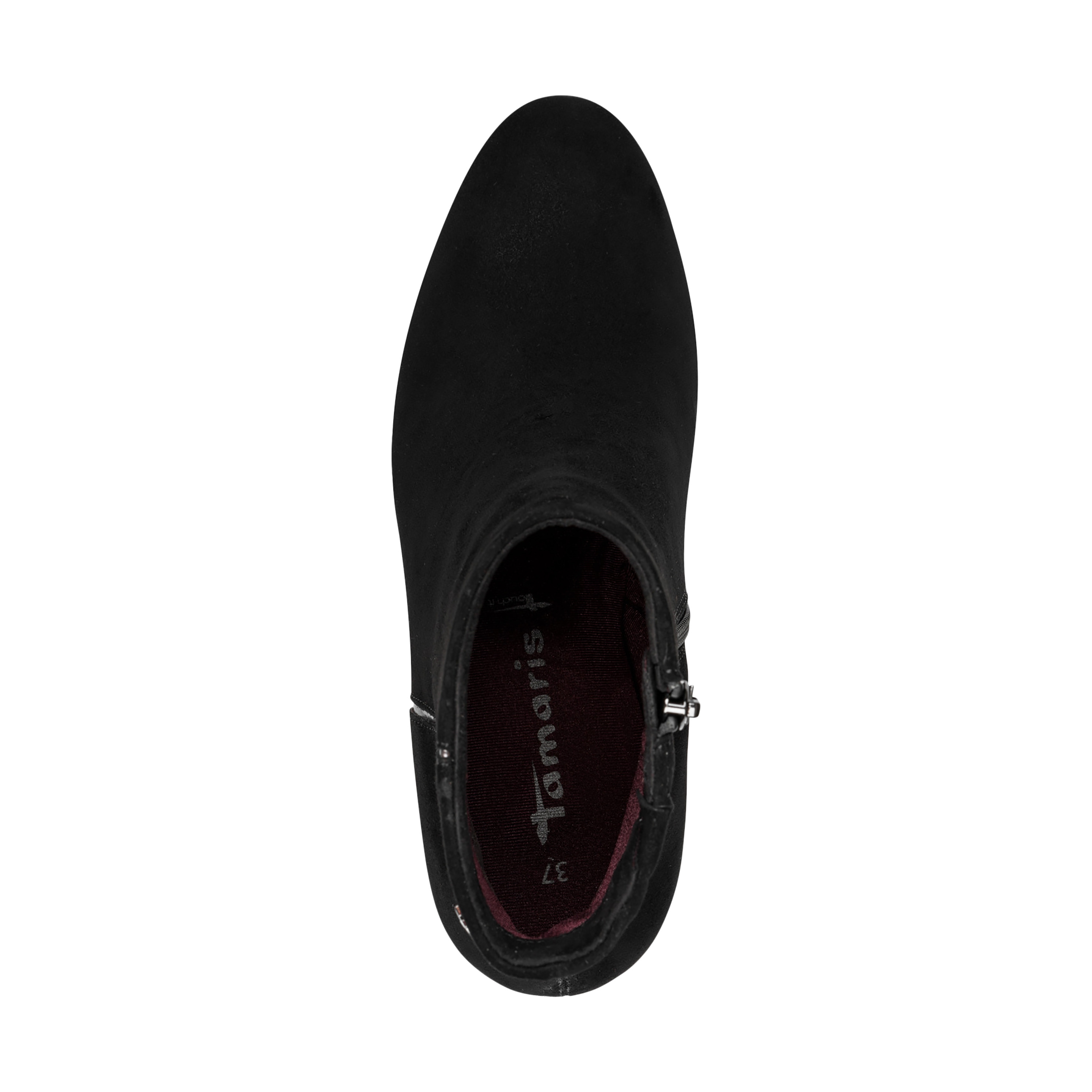 Leather ankle boot TAMARIS Black