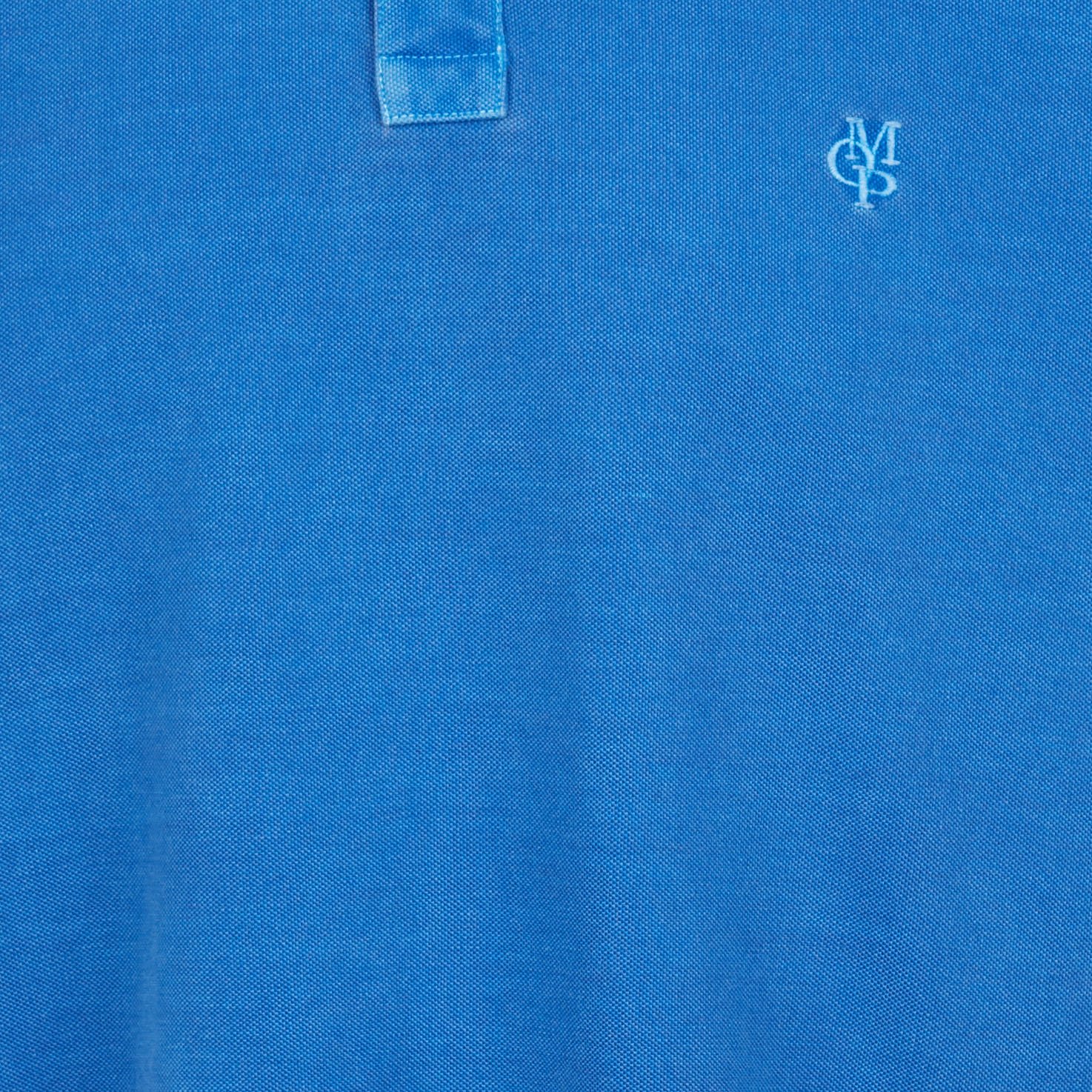 Polo regular-fit brodé en coton piqué MARC O'POLO Bleu