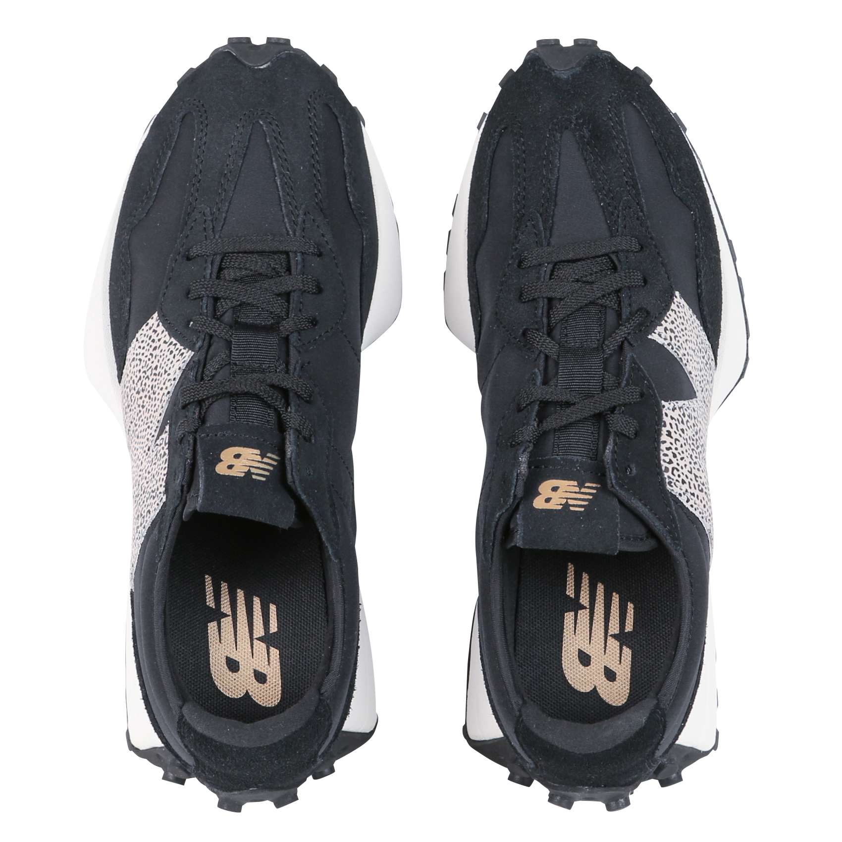 Low-top leather sneakers // Attente Go Evan NEW BALANCE Black