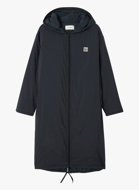 Kapuzenjacke mit rundhalskragen Schwarz American vintage Damen