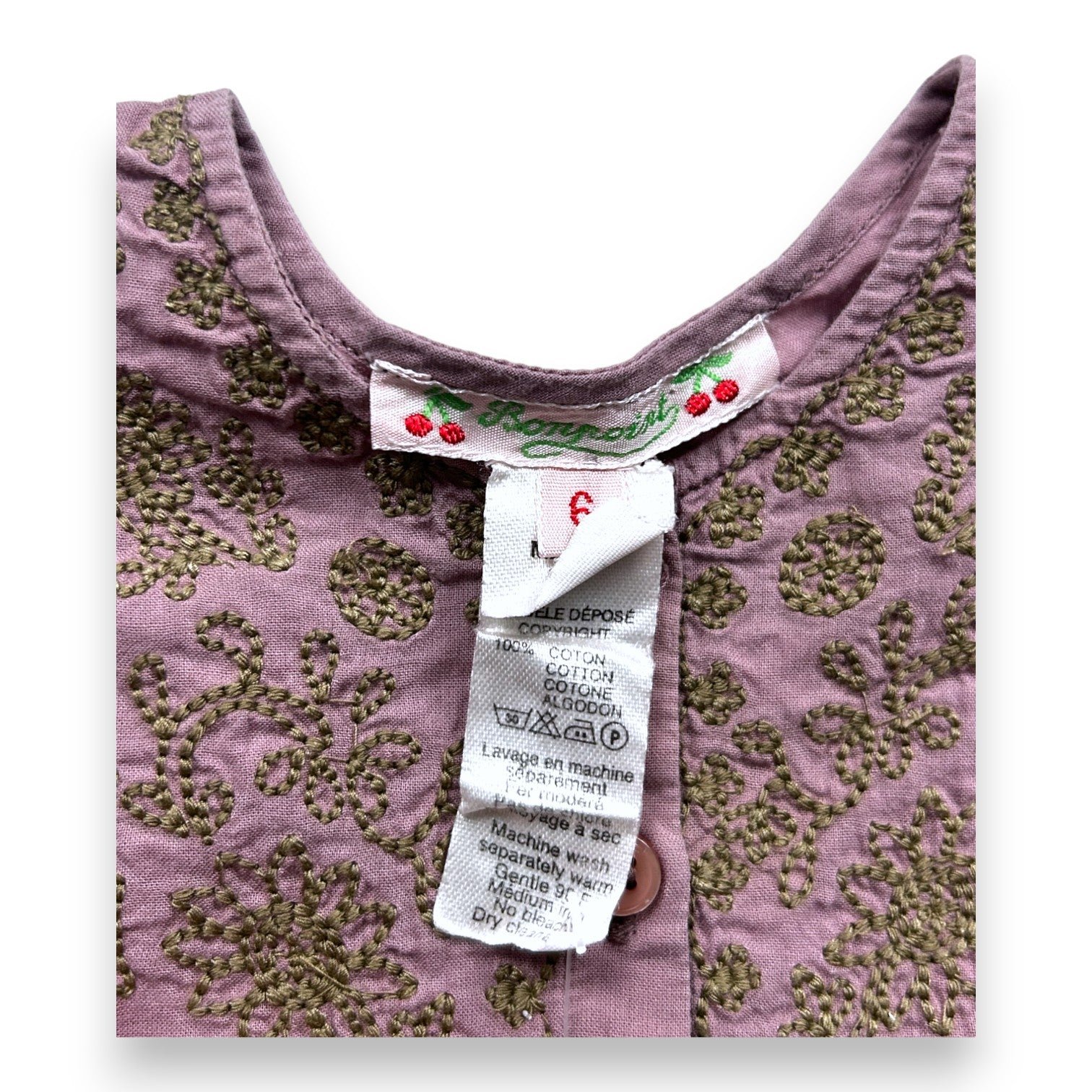 Pink Baby Blouse - 6 months BONPOINT - Seconde Main Pink