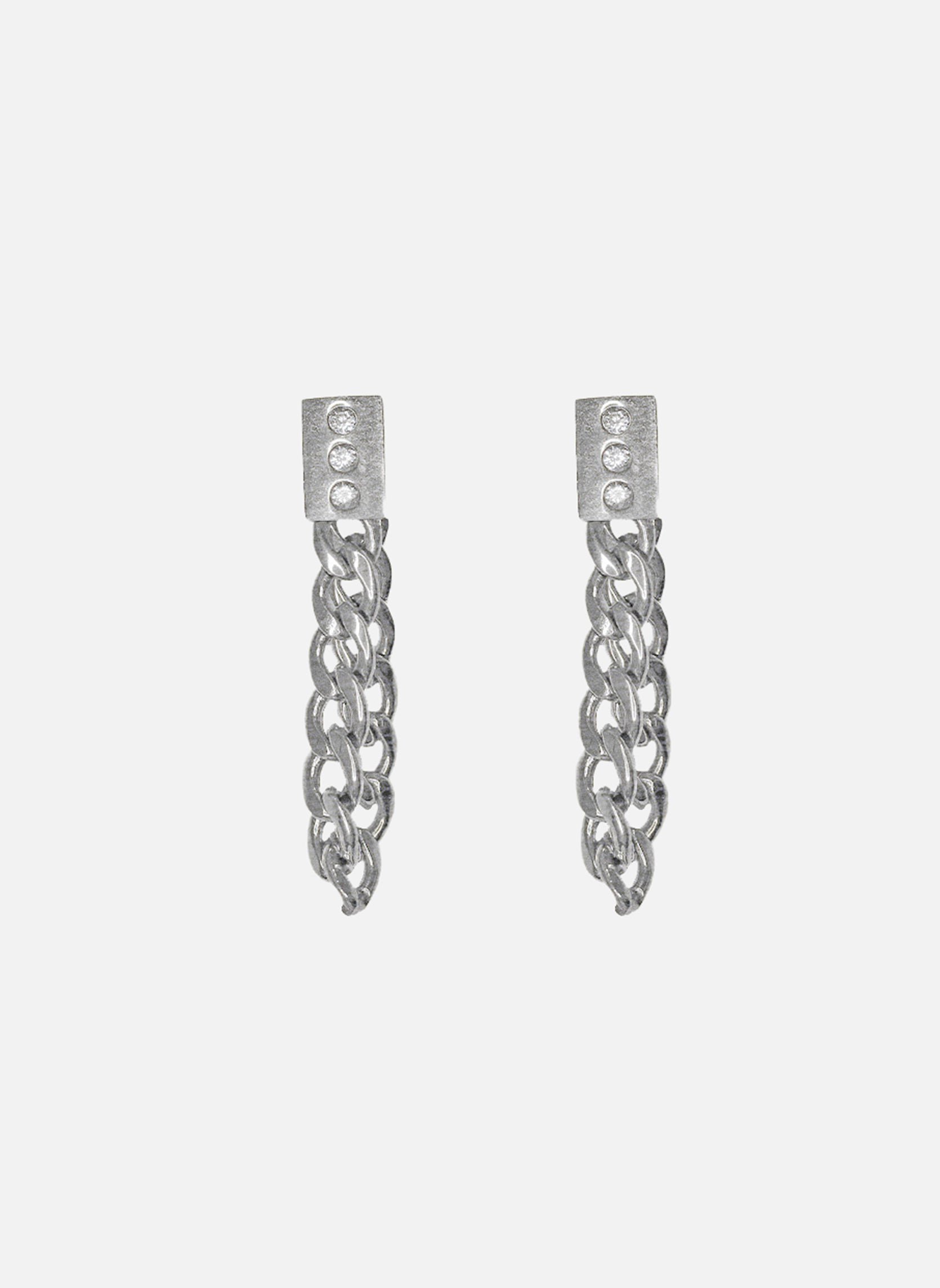 POSEIDON - Stainless steel earrings for pierced ears AEC Paris