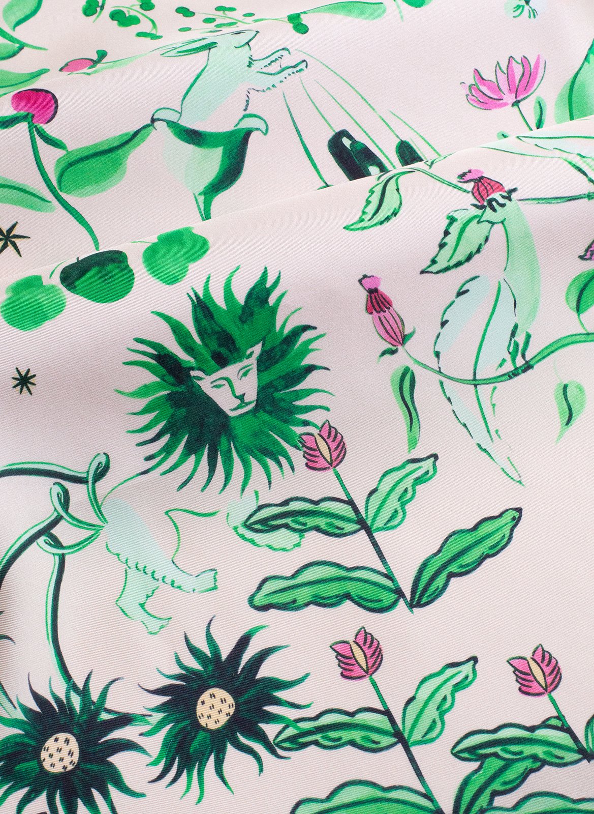 Floaty silk scarf PETITJEAN PARIS Blue