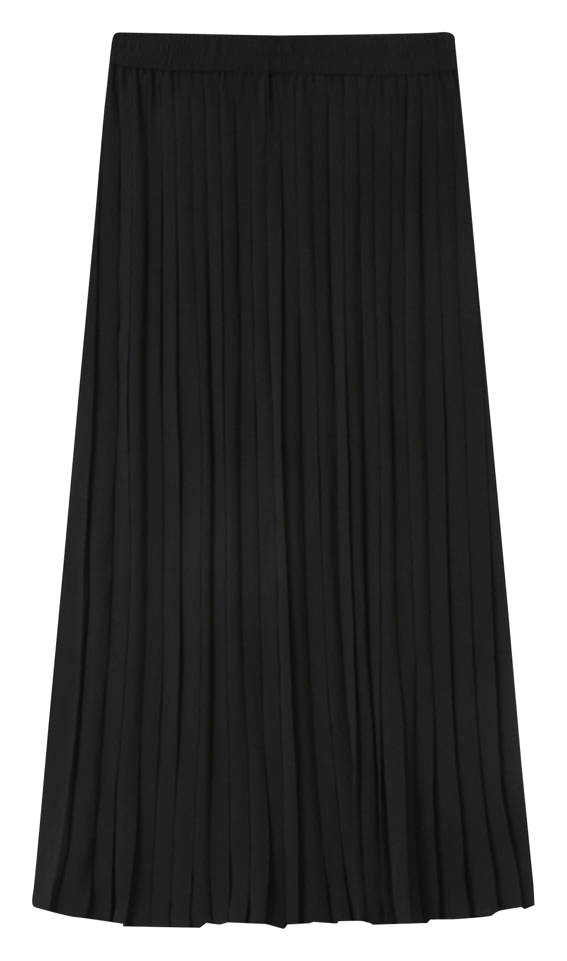 Mid-length pleated skirt GRACE ET MILA Black