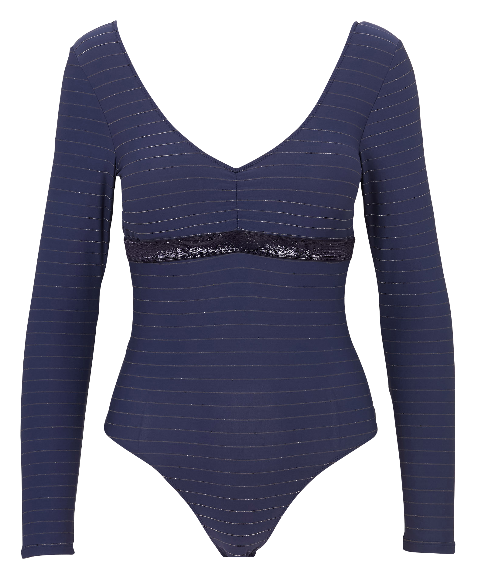 Body manches longues à rayures LA NOUVELLE Bleu