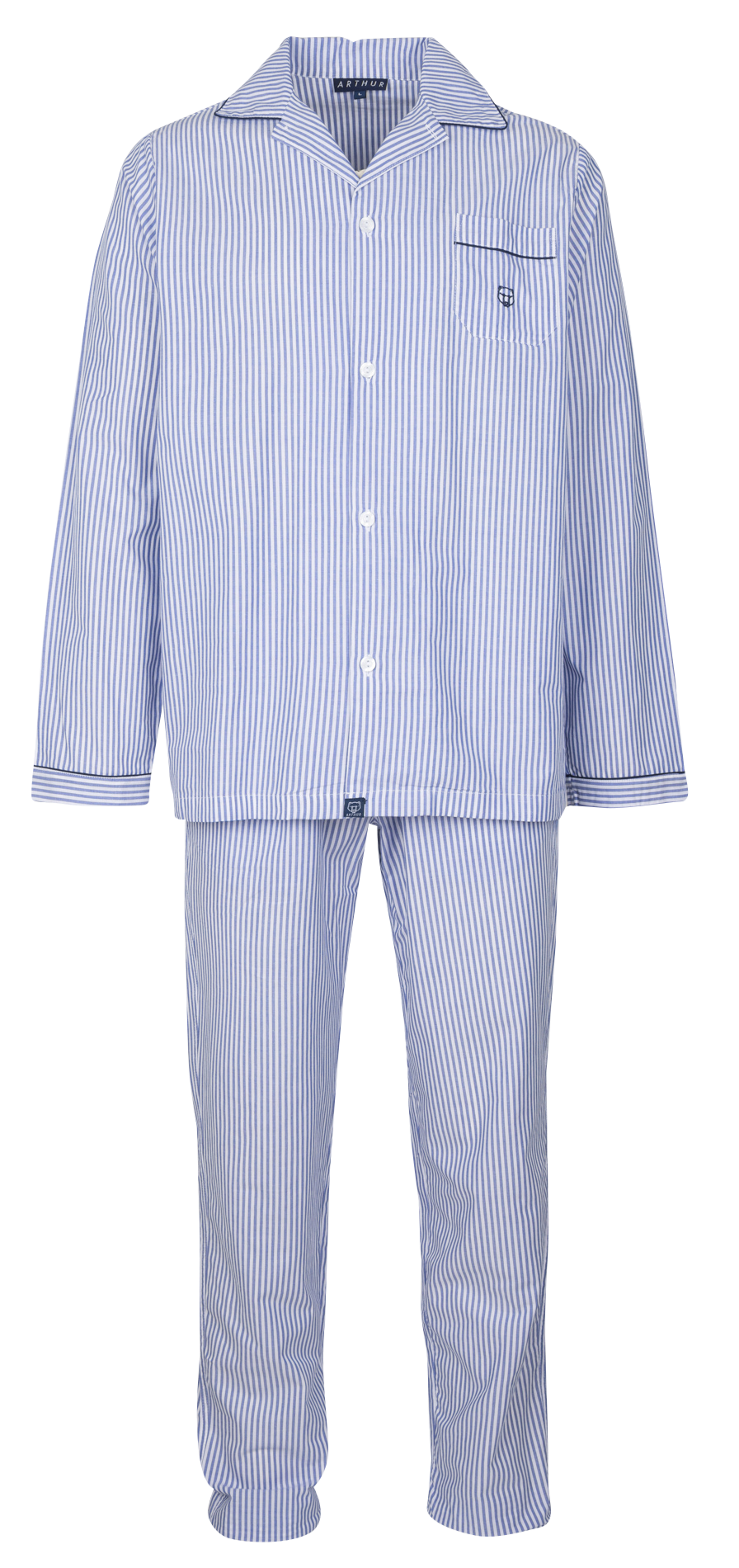 Ensemble de pyjama en coton ARTHUR Bleu