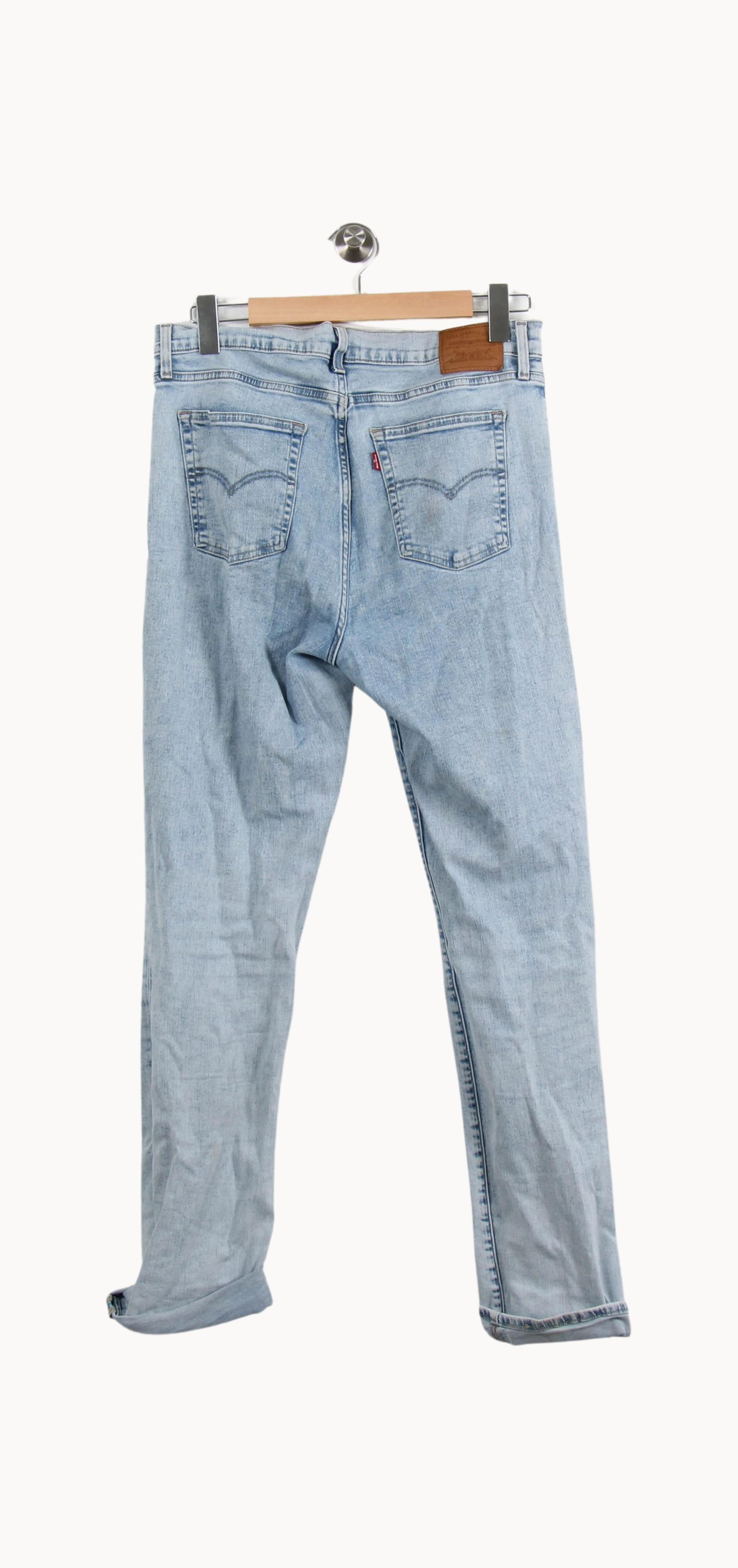 Cropped slim jeans with studs LEVI'S - Seconde main Blue