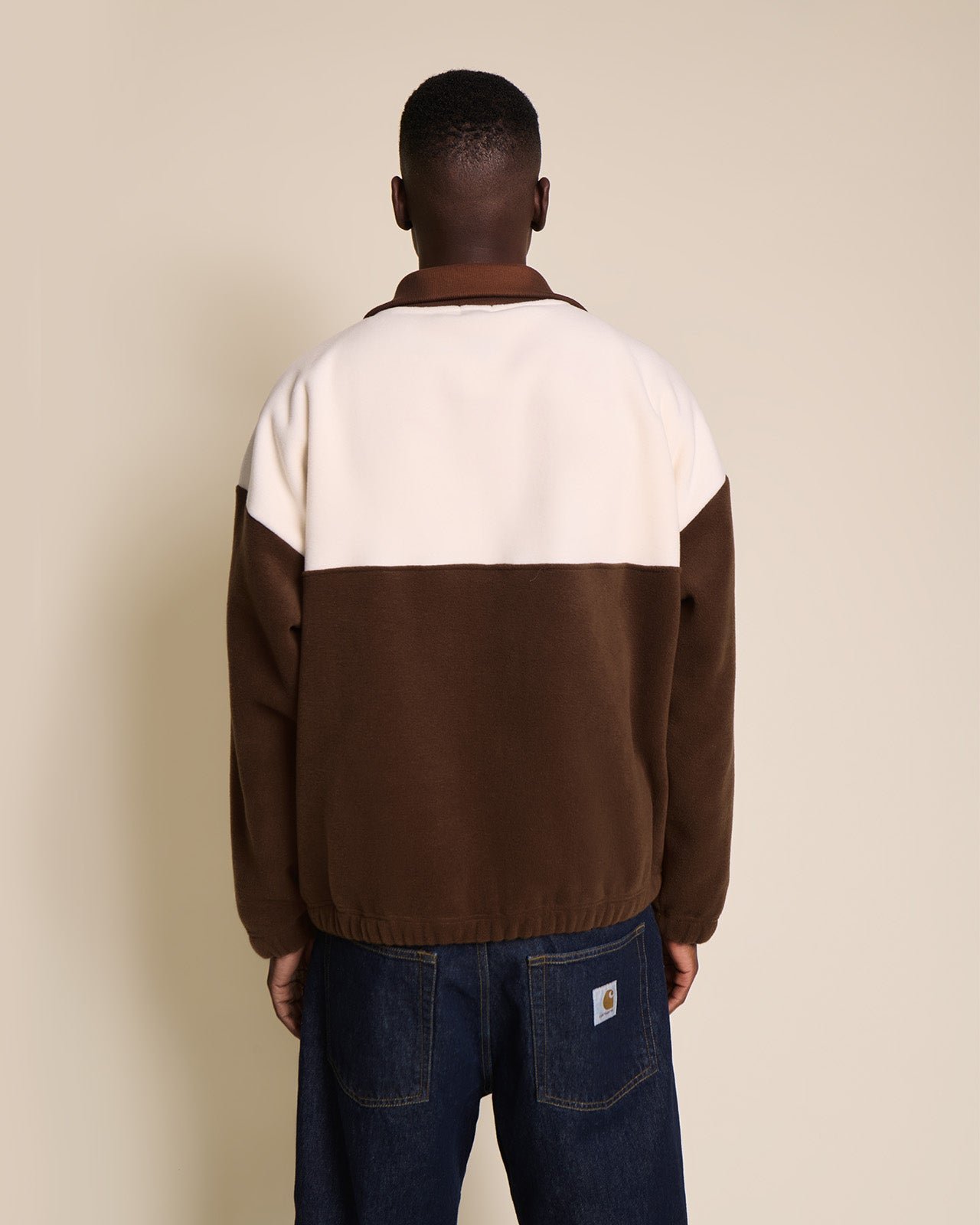 Le sweat sven en polaire recyclée EMOI EMOI Marron