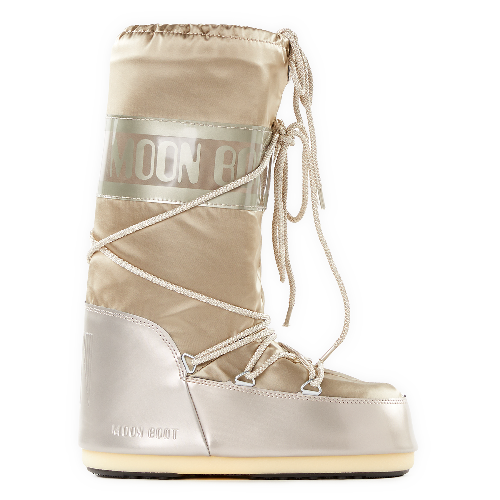 Bottes à lacets en satin MOON BOOT