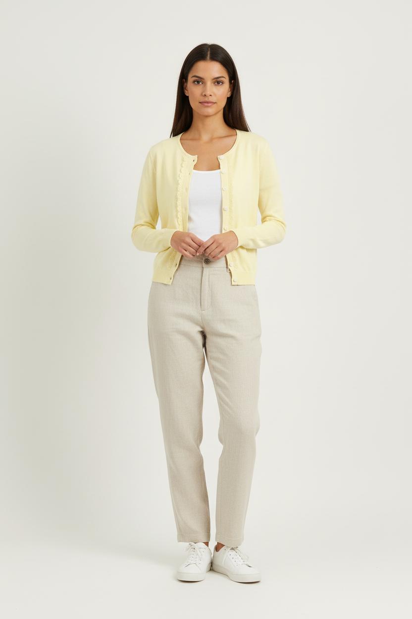 Cardigan INES DE LA FRESSANGE - Seconde main Yellow