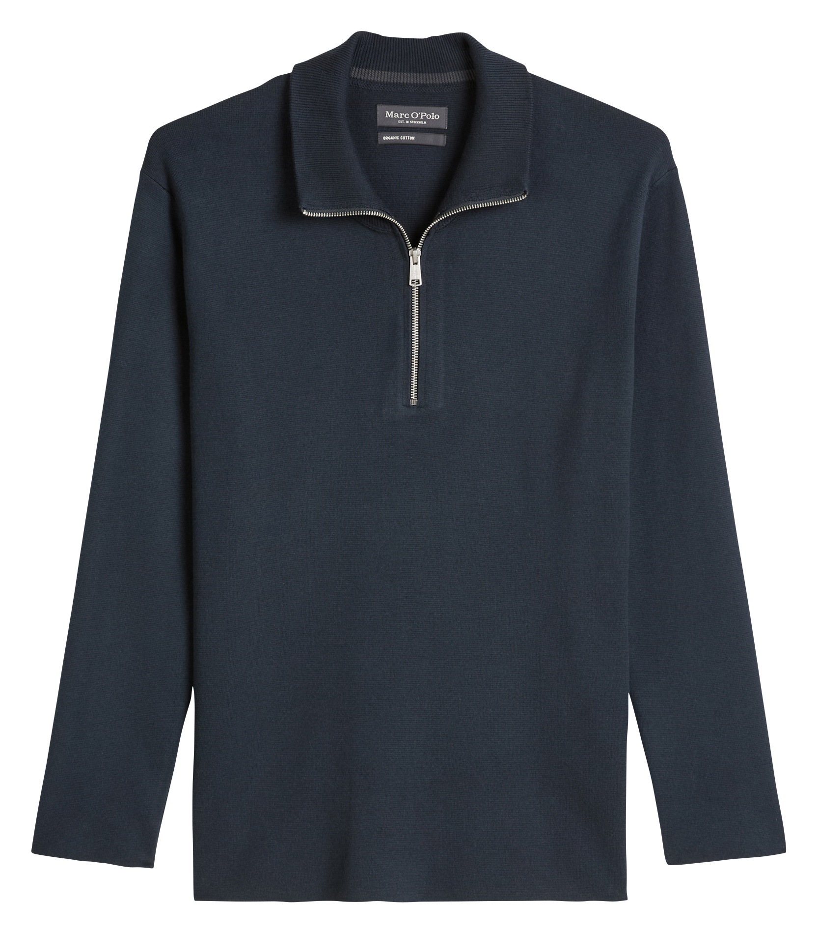 Pull col camionneur en coton MARC O'POLO Bleu