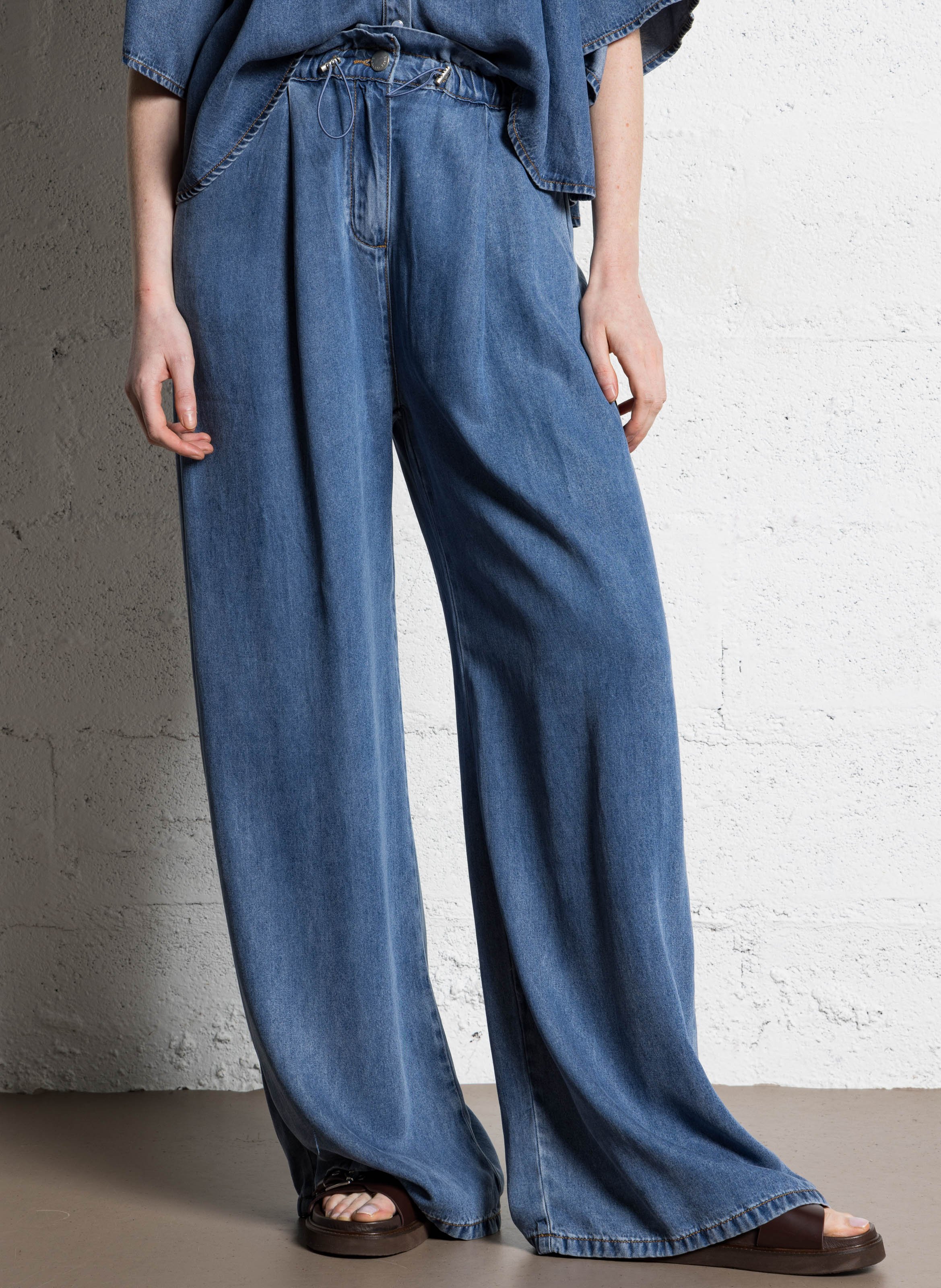 Jean large SUNCOO Bleu