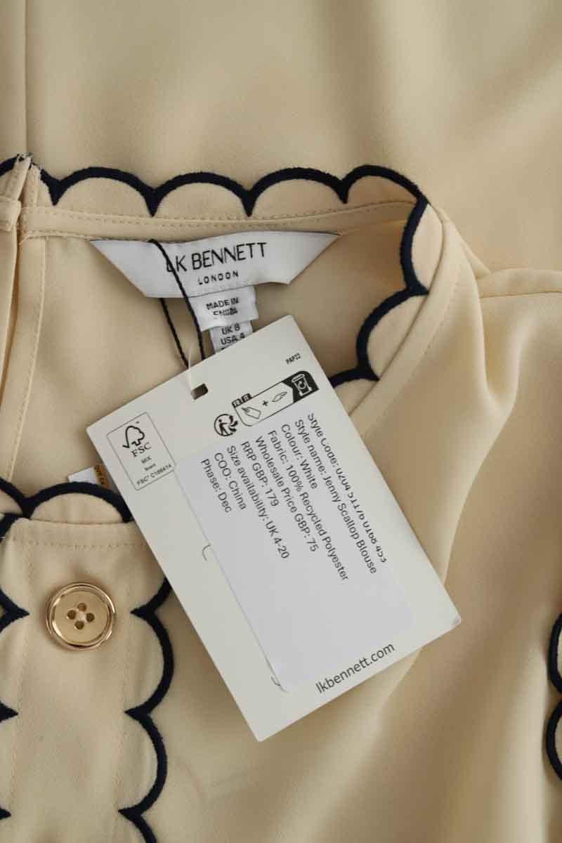 Blouse LK BENNETT - Seconde Main Beige