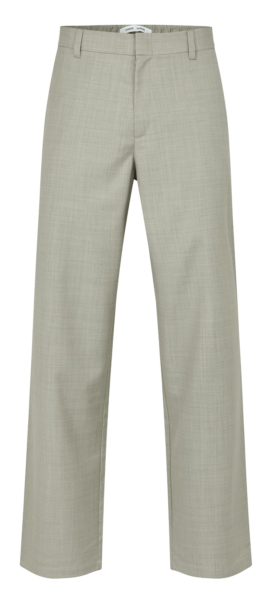 Pantalon droit en laine mélangée SAMSOE SAMSOE Beige