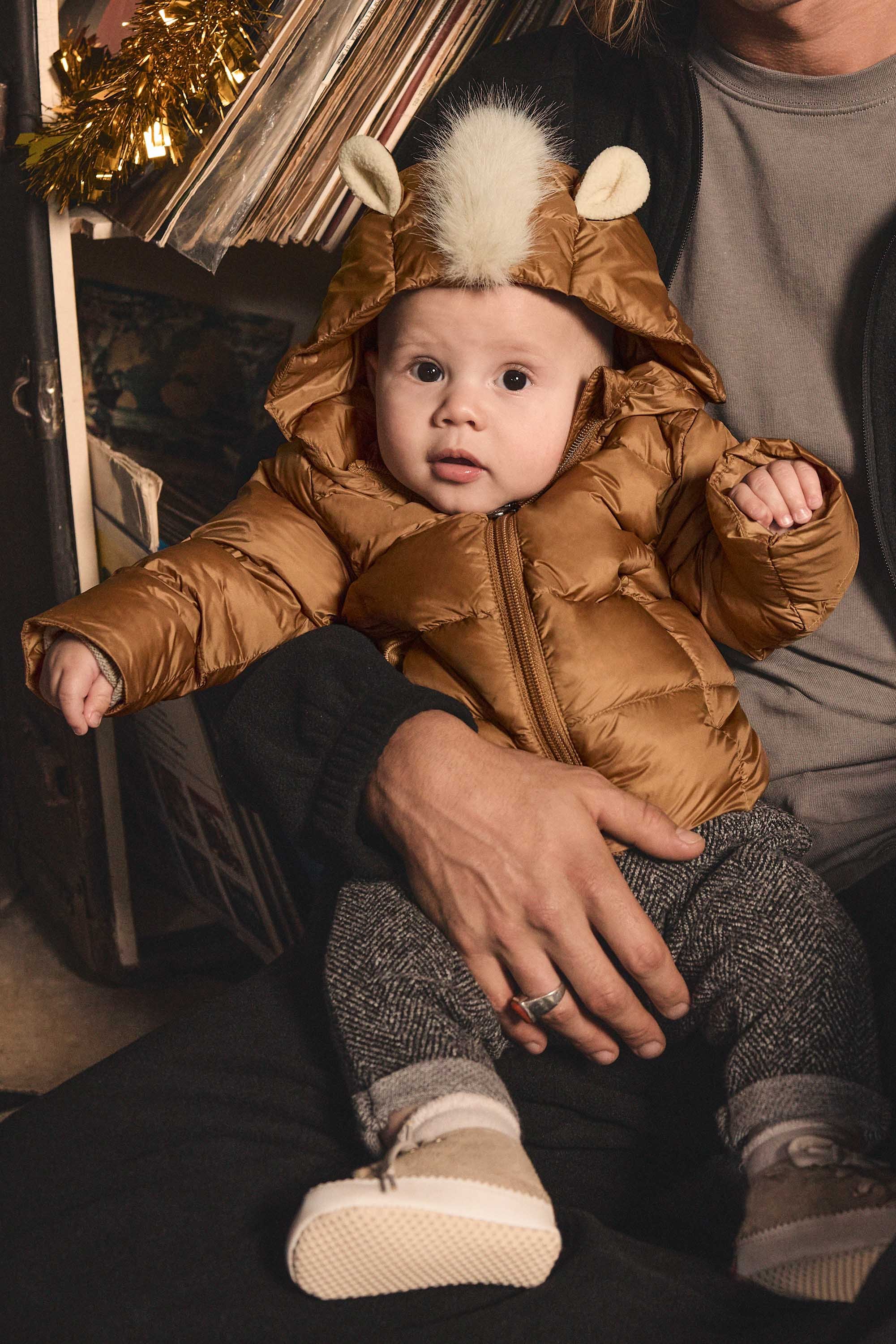 Baby puffer jacket Melio JOTT Brown
