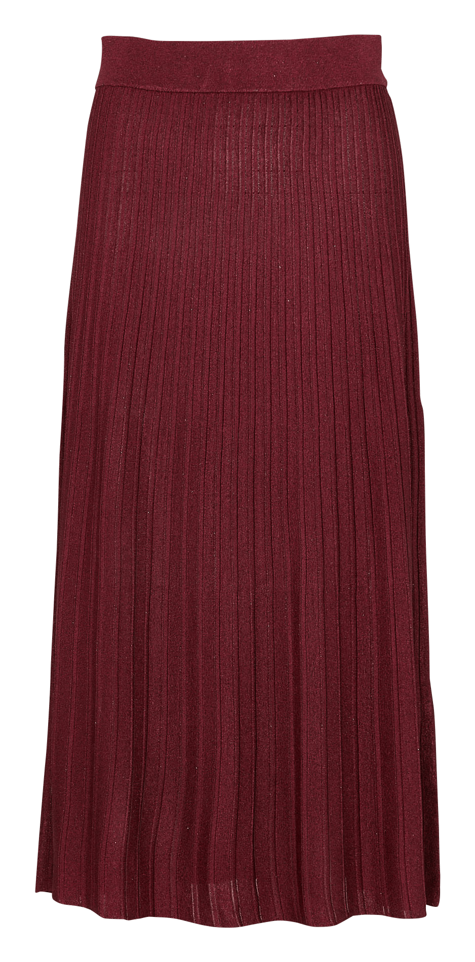 Jupe longue en maille pailletée MAISON 123 Rouge