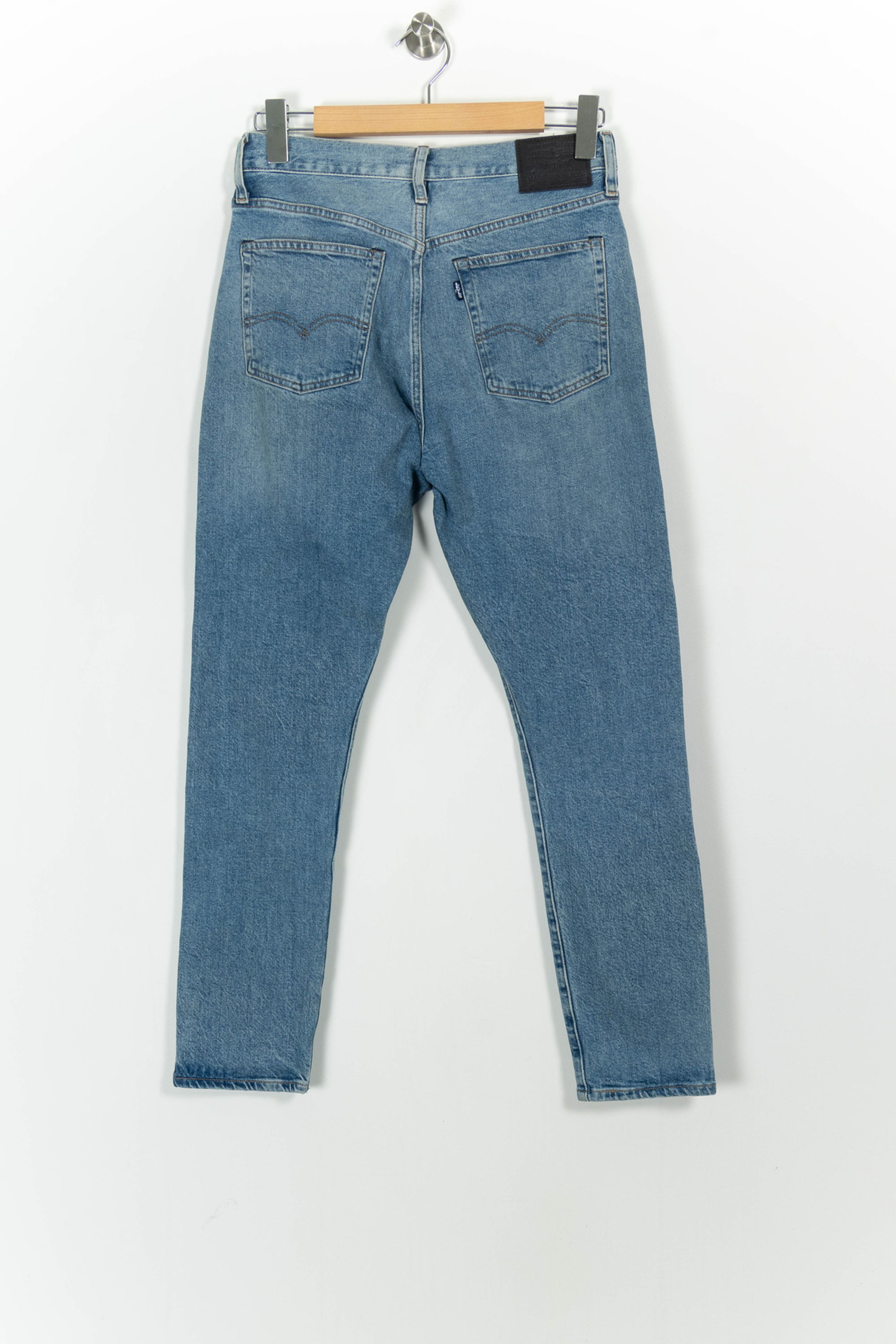 Cropped slim jeans with studs LEVI'S - Seconde main Blue