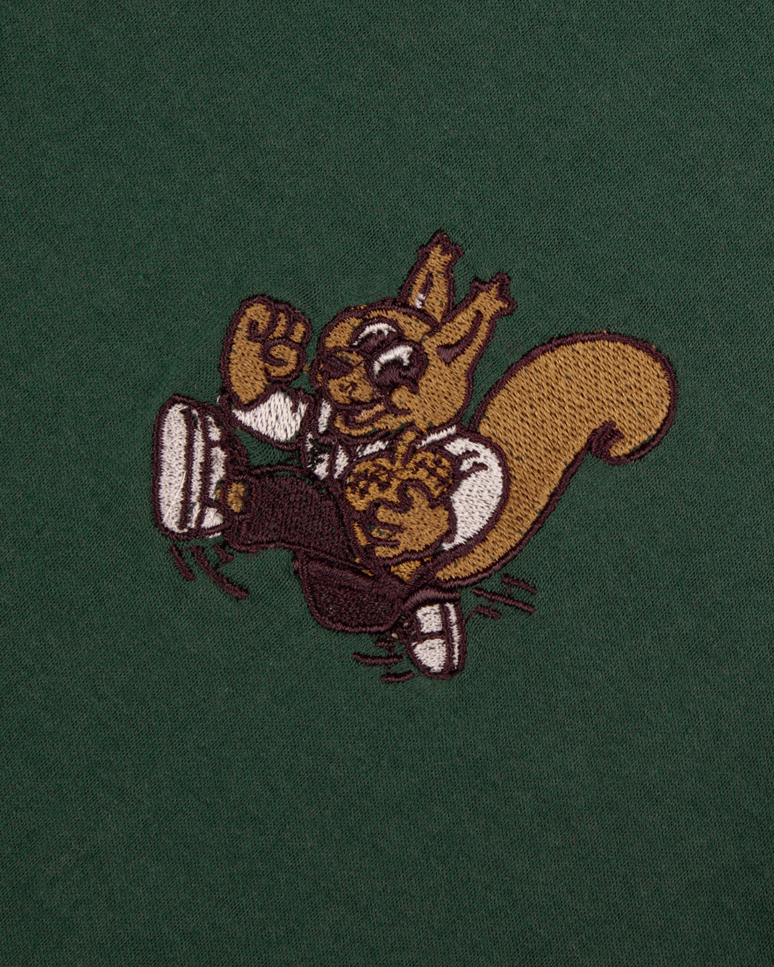 Gerade geschnittenes T-Shirt aus Baumwolle FAGUO Grun