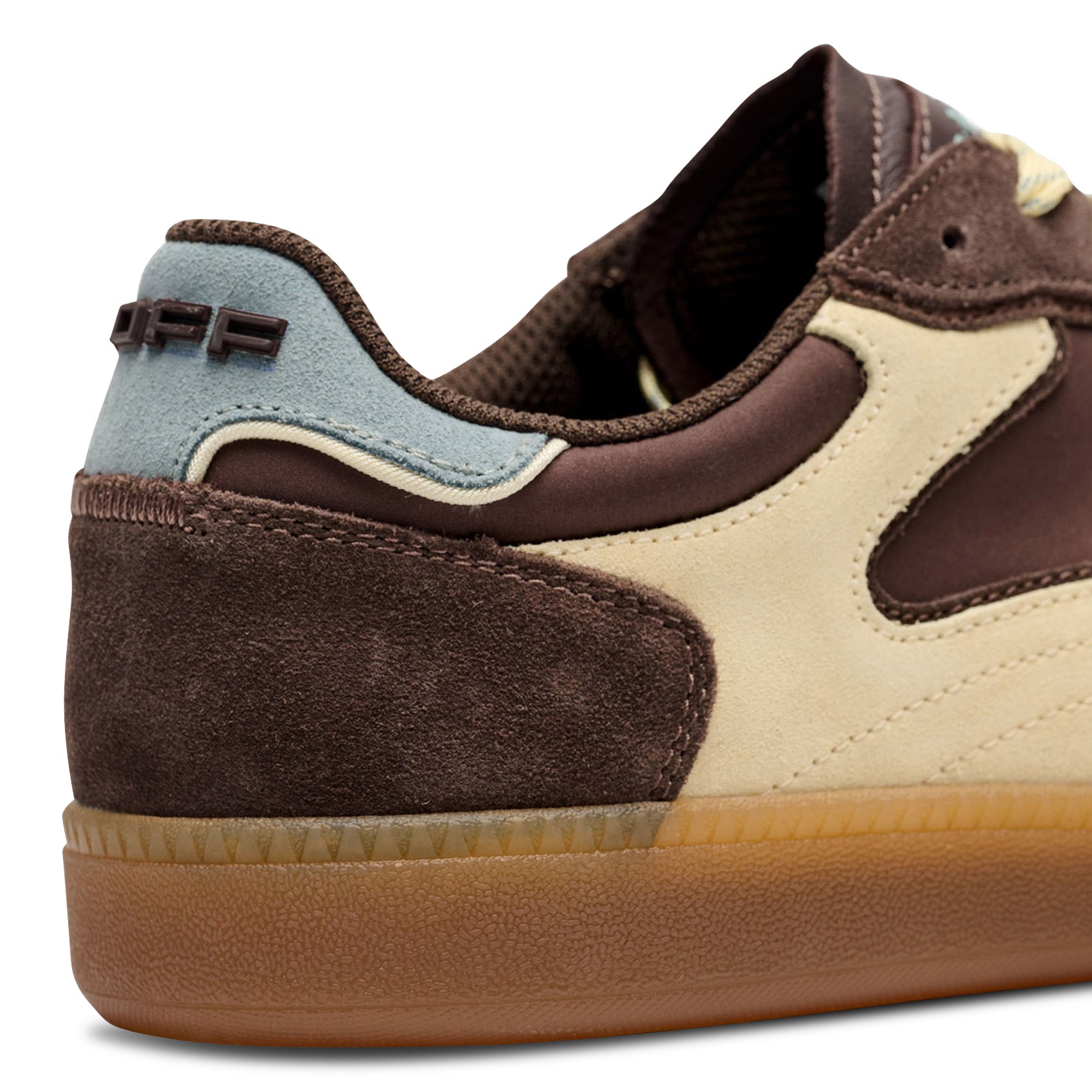 Niedrige Sneaker aus Leder-Mix HOFF Braun