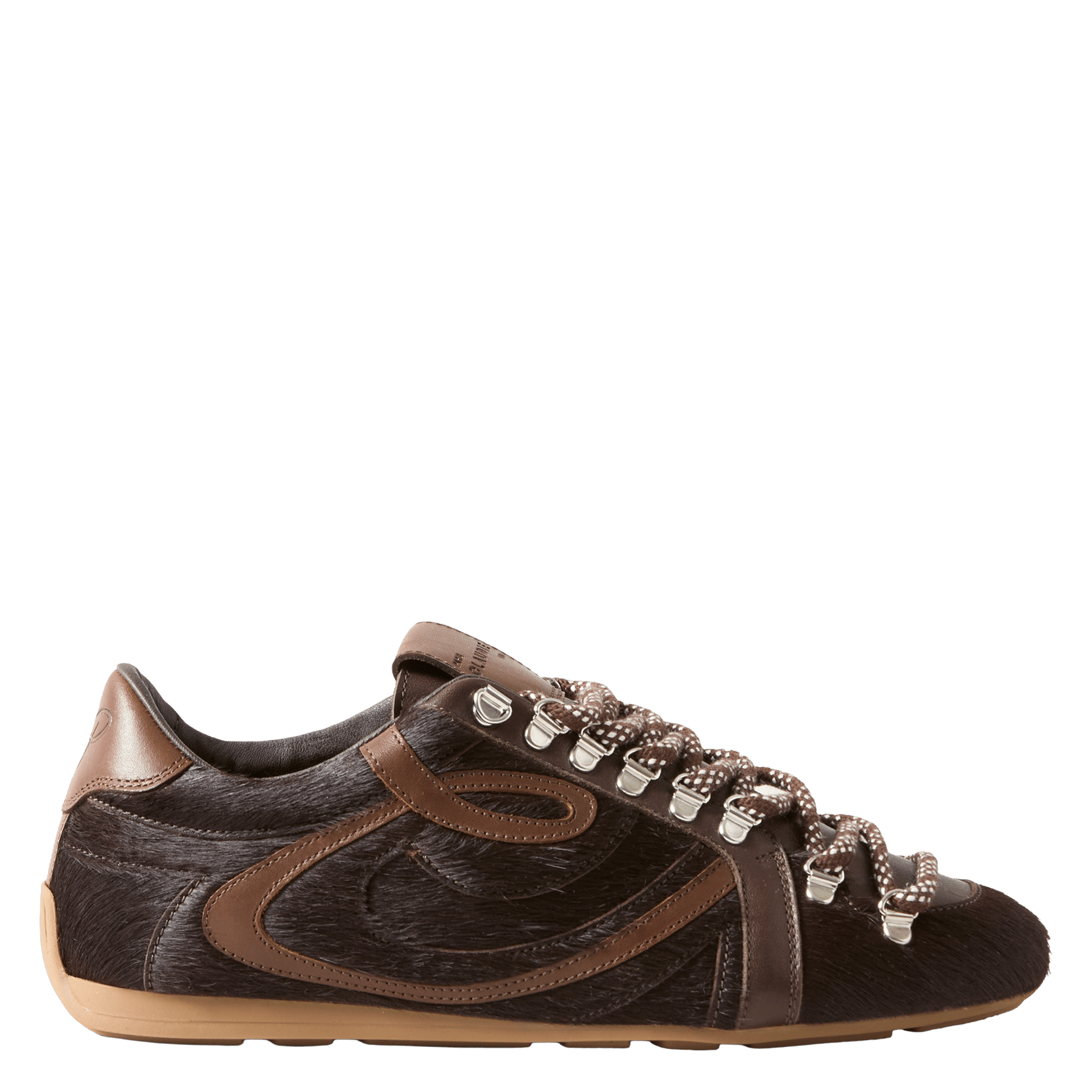 Low-top suede sneakers CLAUDIE PIERLOT Brown