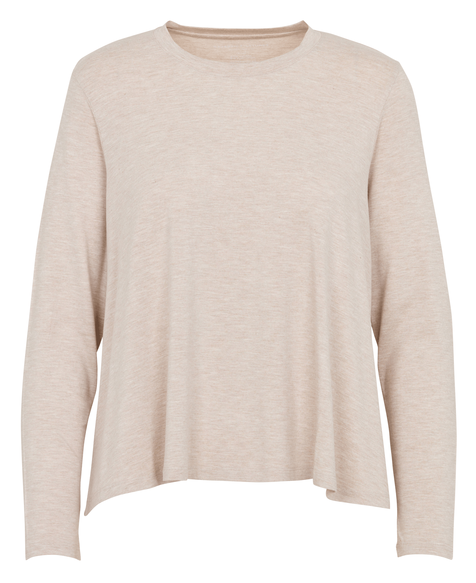 Tee-shirt ample col rond MAJESTIC FILATURES Beige