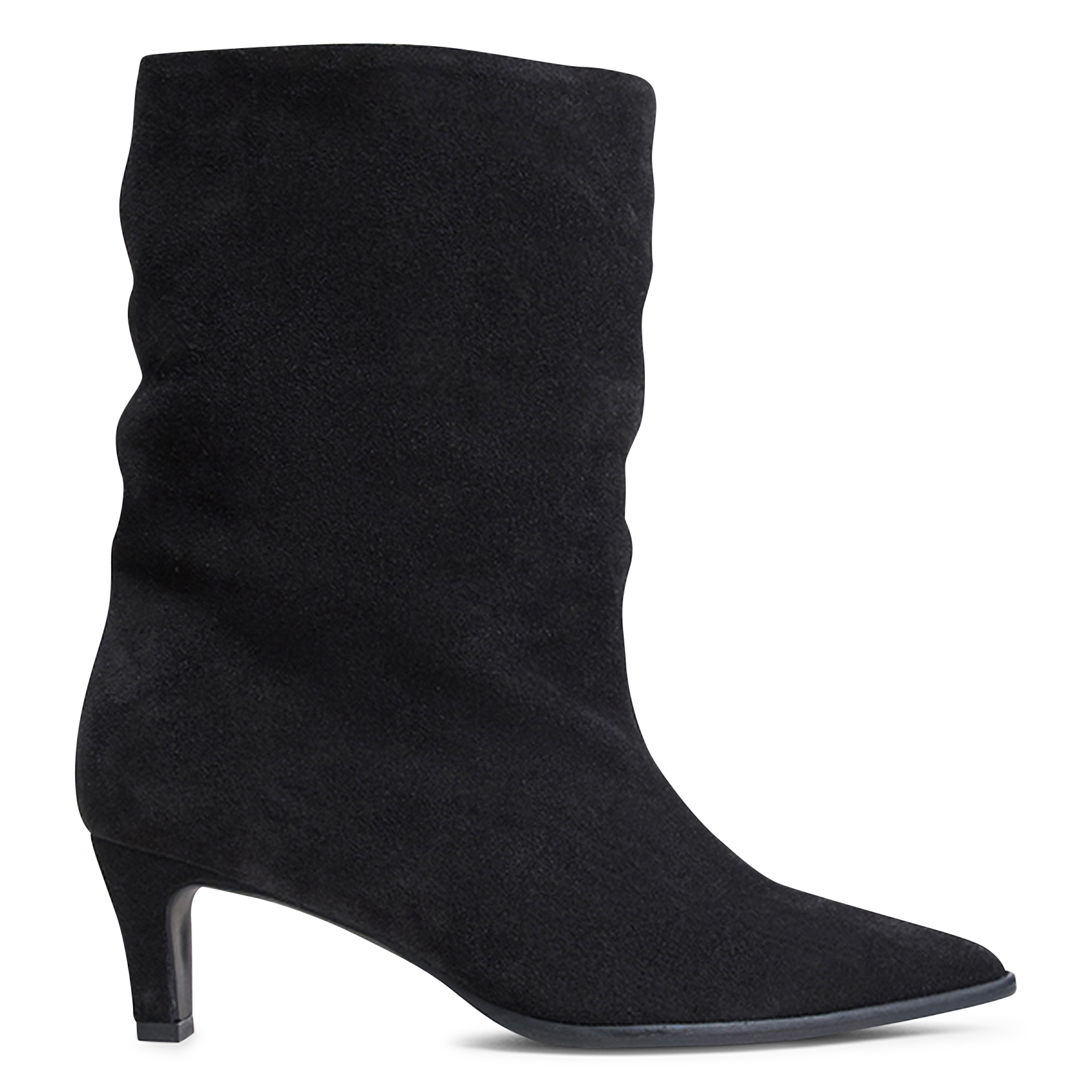 Leather mid-calf boots JONAK Black