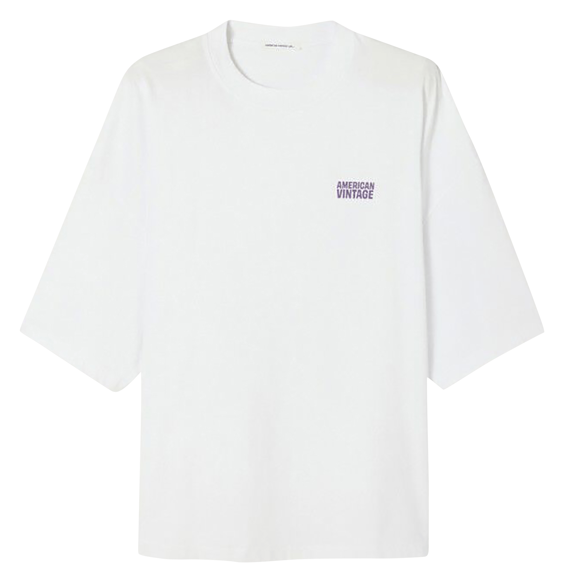 Tee-shirt ample uni en coton AMERICAN VINTAGE