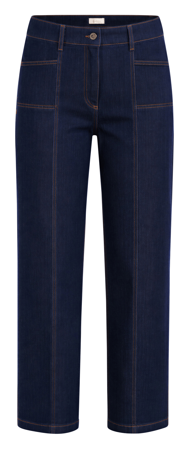 Pantalon bootcut en coton mélangé PABLO Bleu